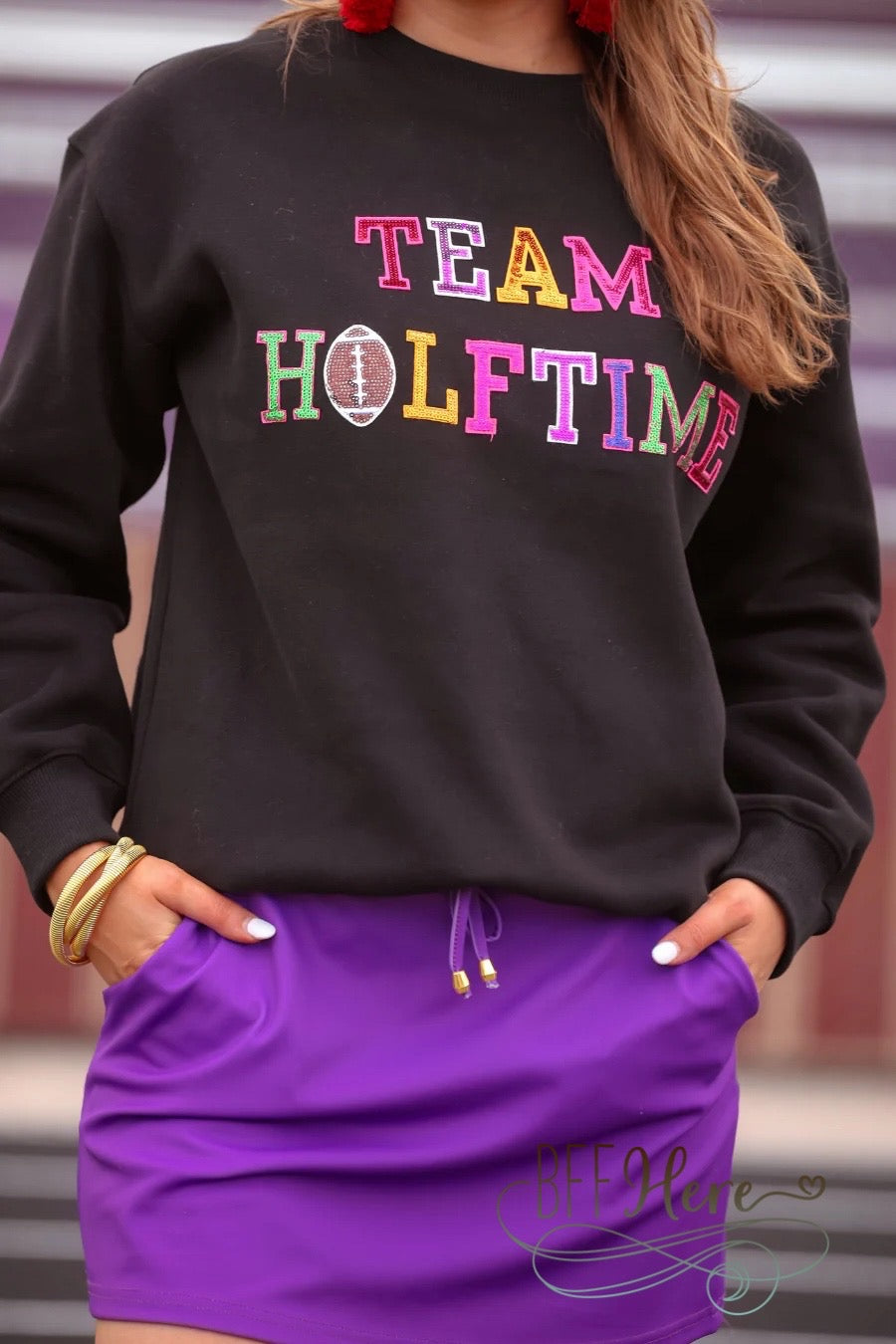 Team Halftime Patch Sweatshirt by Jess Lea - BFF Here