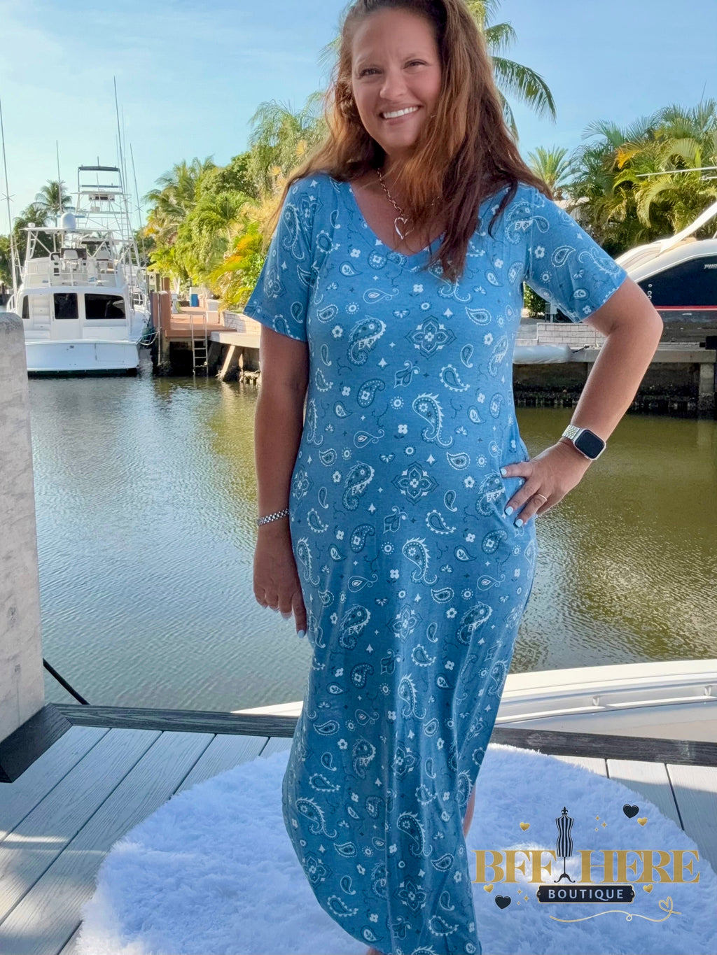 Bandana Babe Maxi Dress by Sterling Kreek - BFF Here