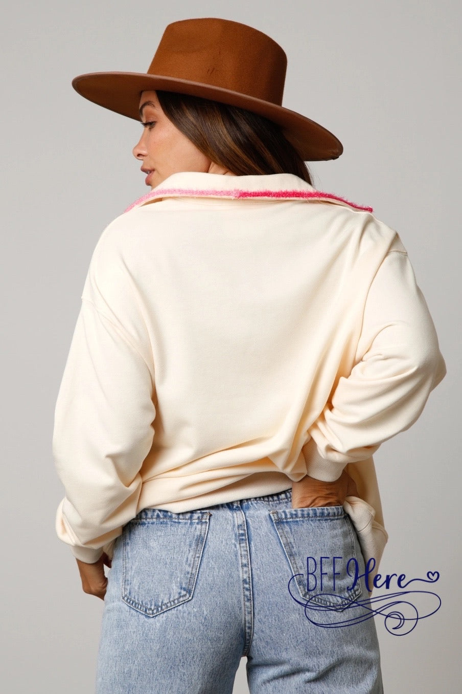 Glistening Threads: Glitter Yarn Top - BFF Here