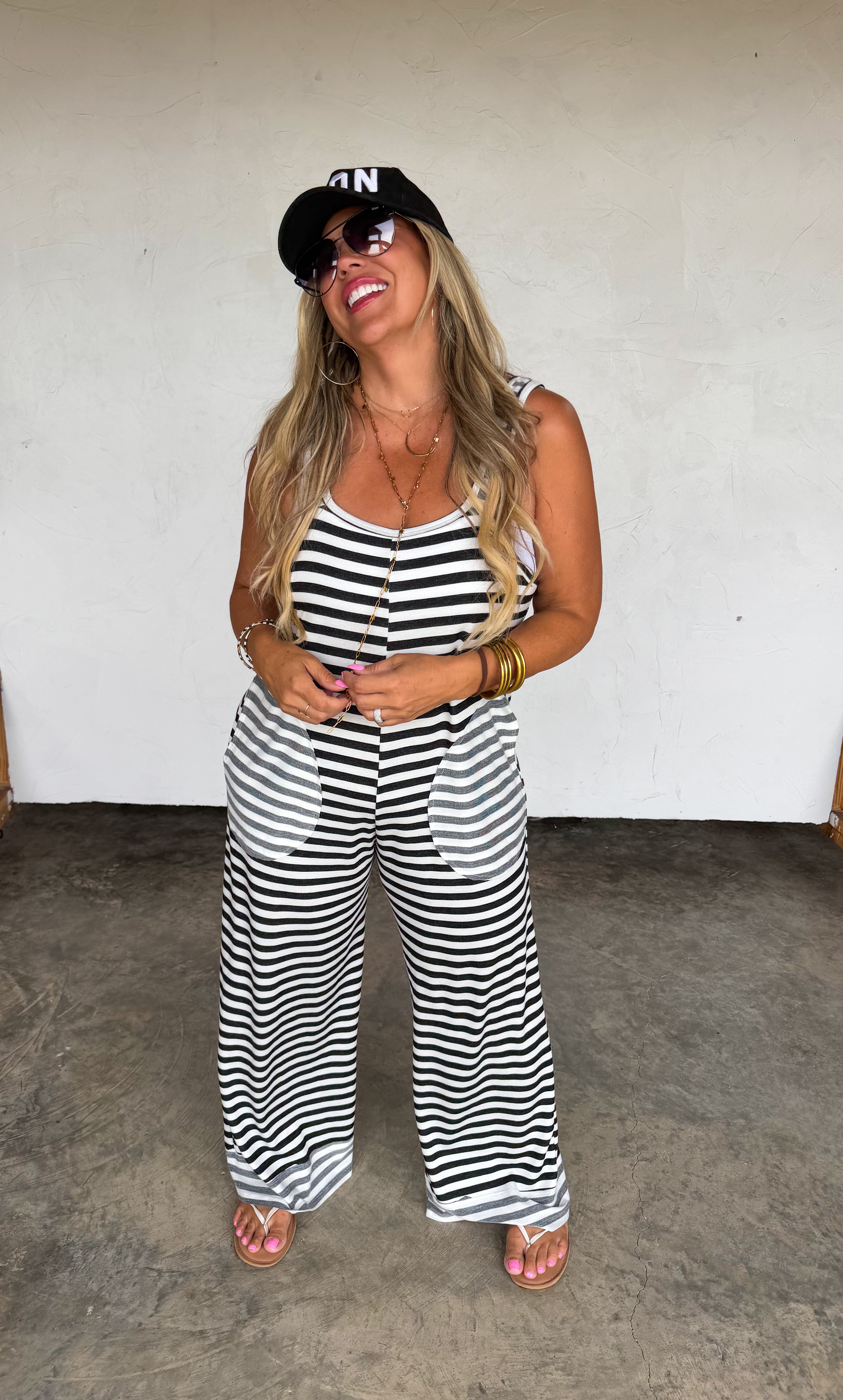 PREORDER- Ricki Stripe Terry Romper by Blakeley (ETA: August) - BFF Here