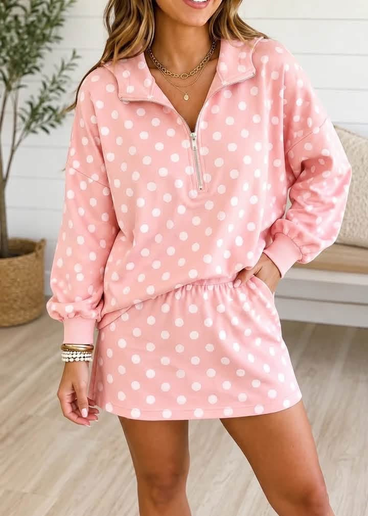 PREORDER: Pretty in Polka Skort Set (ETA: September / October)