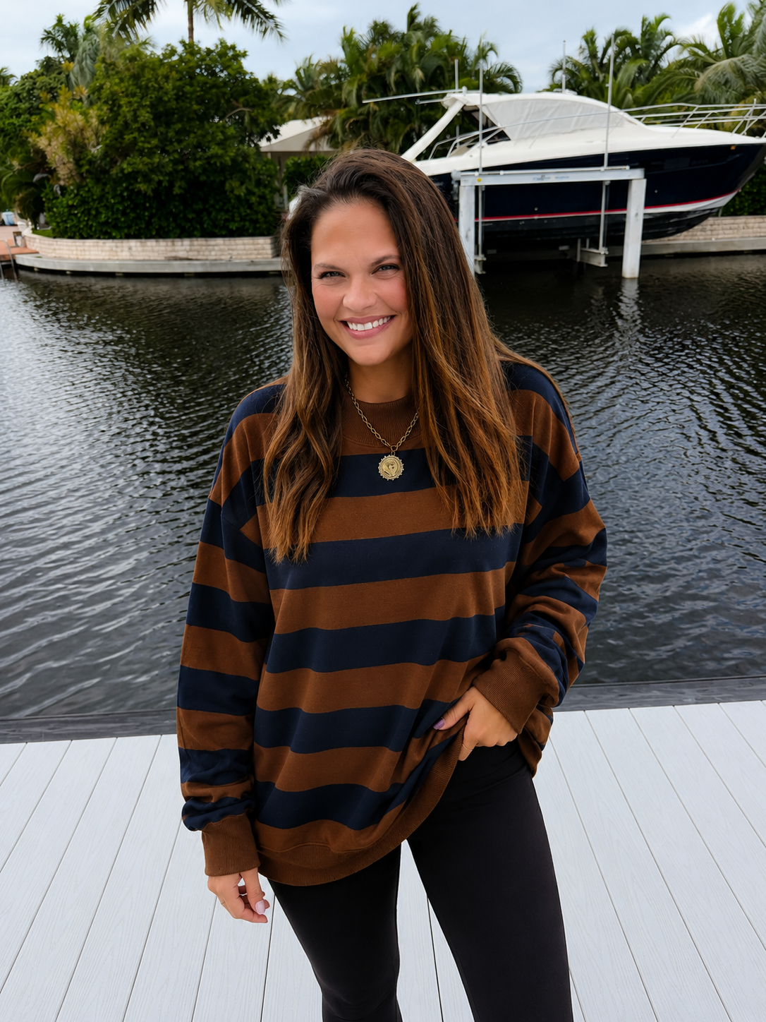 PREORDER: Color Me Coastal Stripe Pullover (ETA: September)