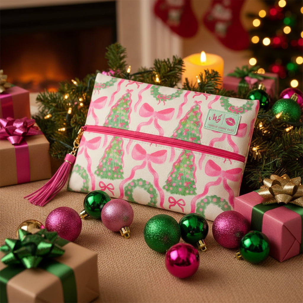 PREORDER: Wreath Witherspoon by Makeup Junkie Bags (Ships Late November) - BFF Here