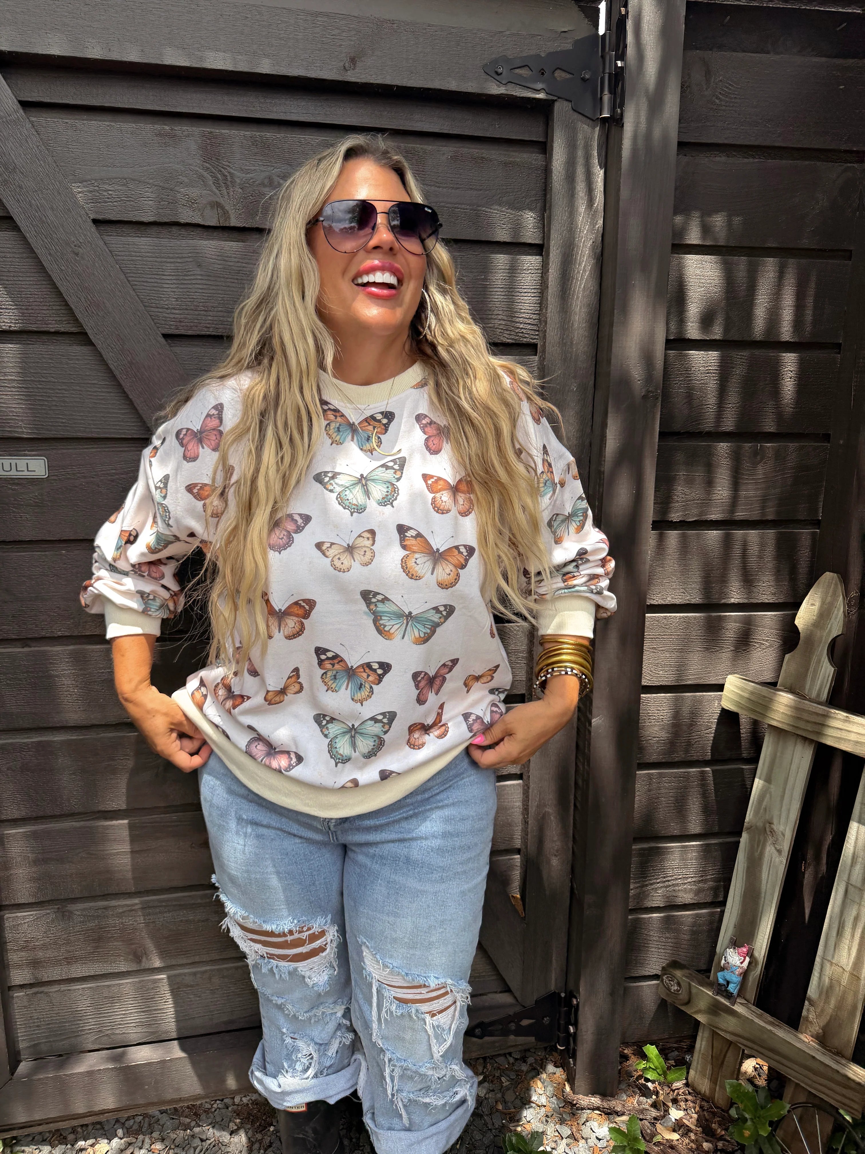 PREORDER: Butterfly Season Pullover Sweatshirt by Blakeley (ETA: August)
