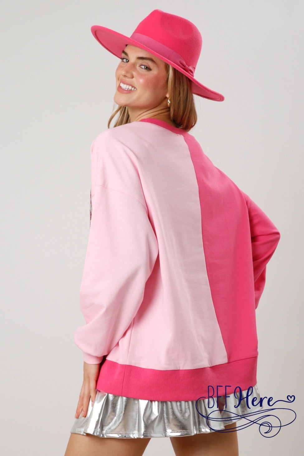 Western Harmony: Colorblock Cowboy Boot Top / Choice of Color (Pink Ships Beginning of January) - BFF Here