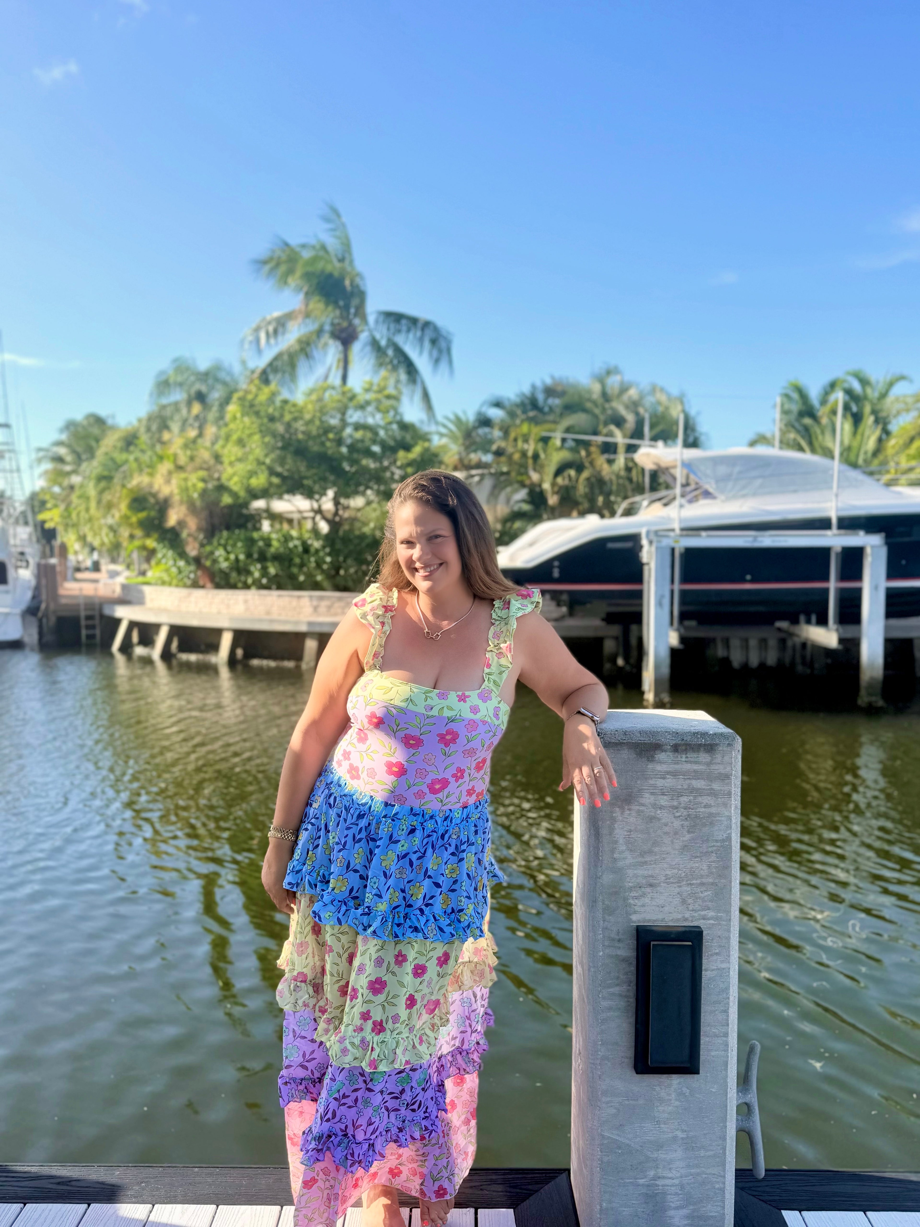 Floral Rainbow Swim Set by Blakeley - BFF Here