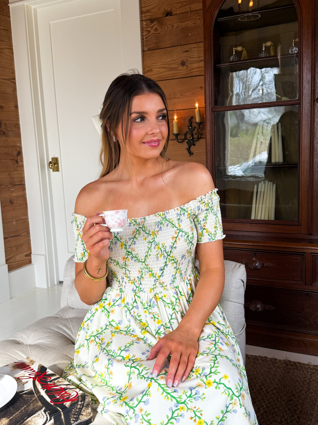 PREORDER- SPRING MADELINE FLORAL DRESS - BFF Here