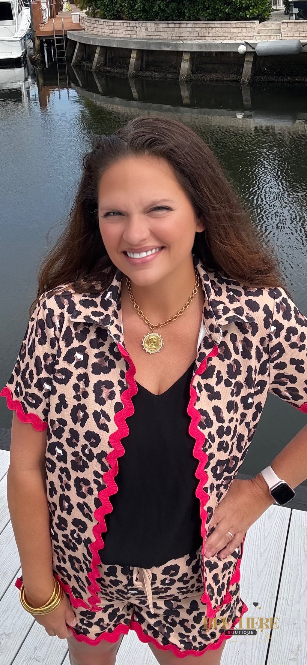 Savannah Textured Ric Rac Set / Leopard by Jess Lea - BFF Here