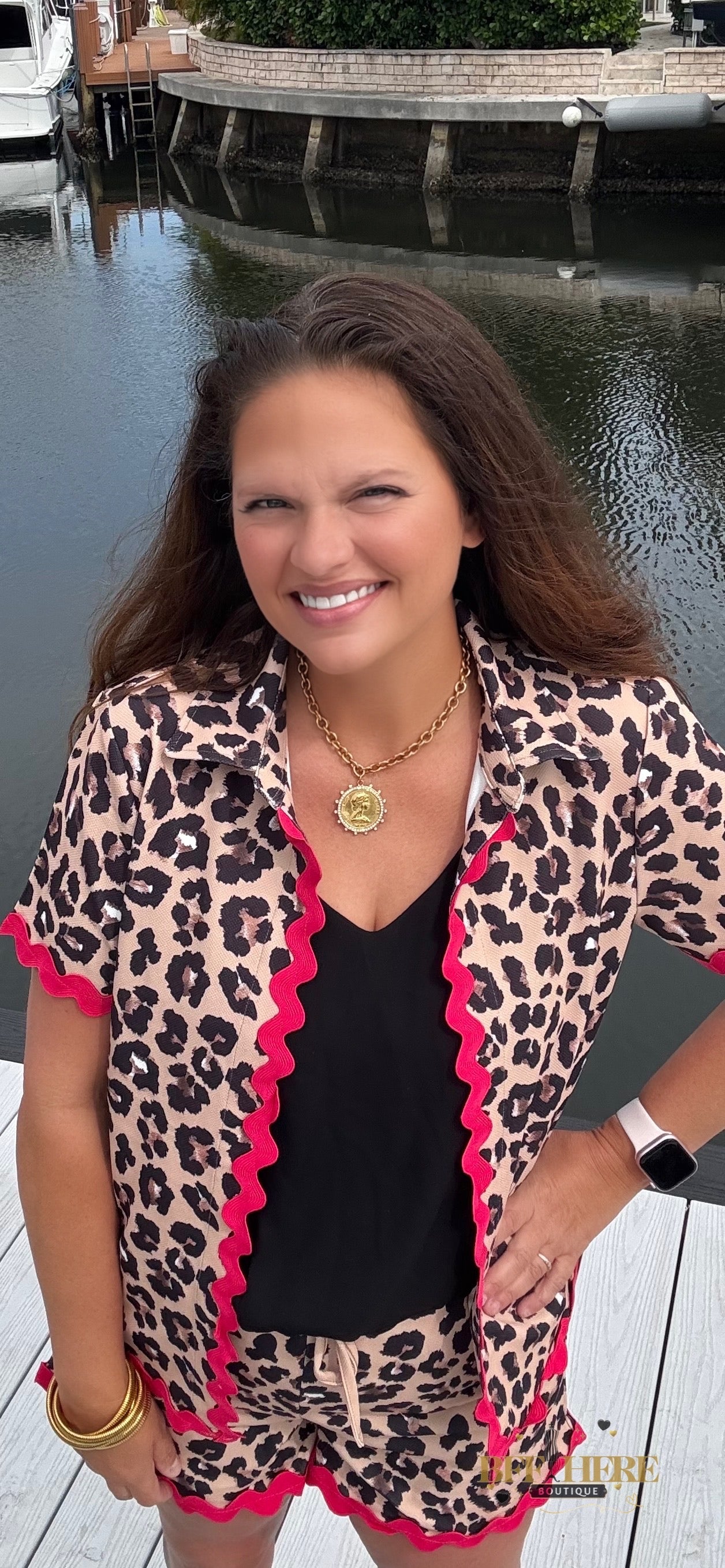 Savannah Textured Ric Rac Set / Leopard by Jess Lea - BFF Here