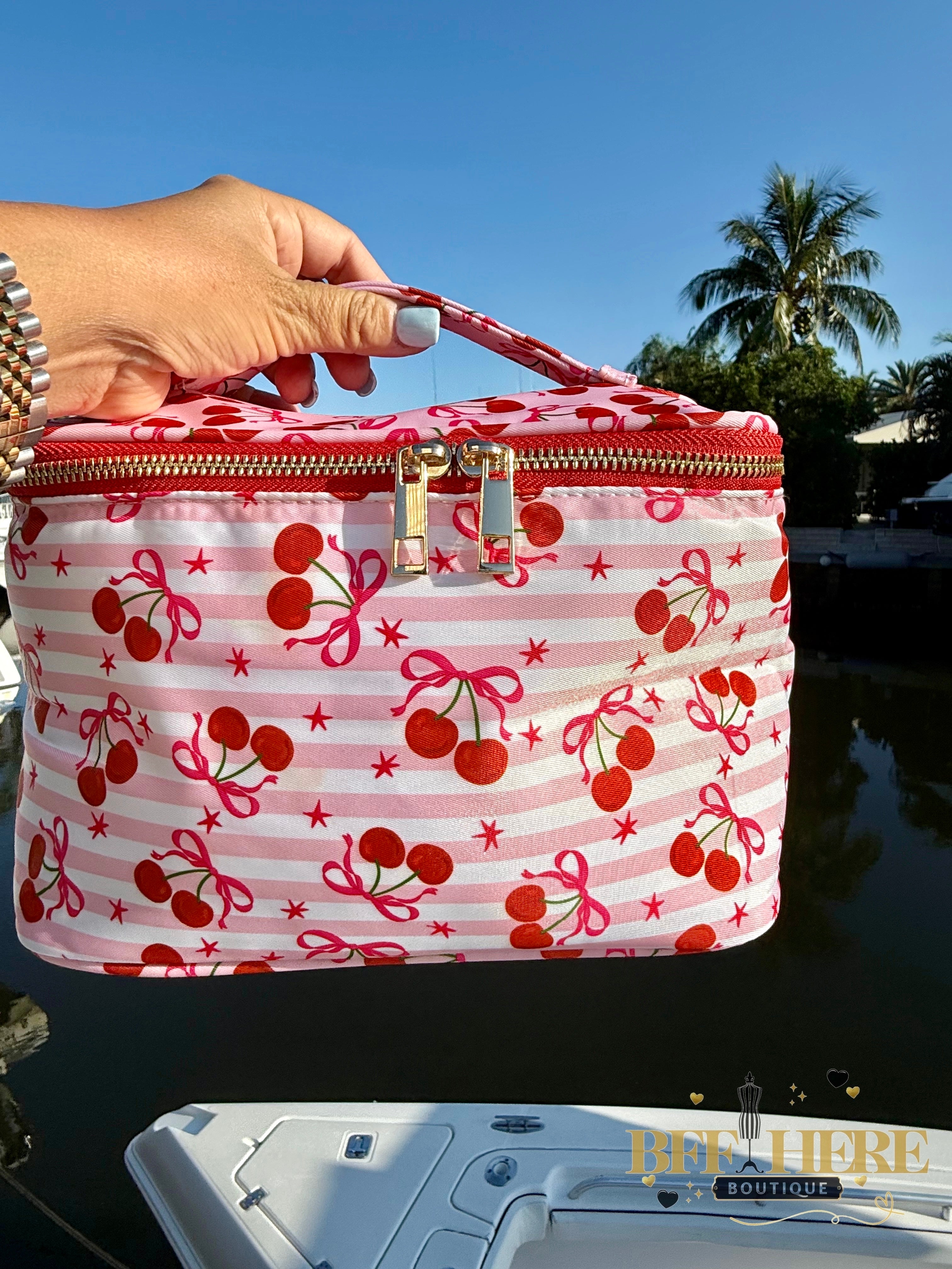 Cherry Bomb Travel Bag by Jess Lea - BFF Here
