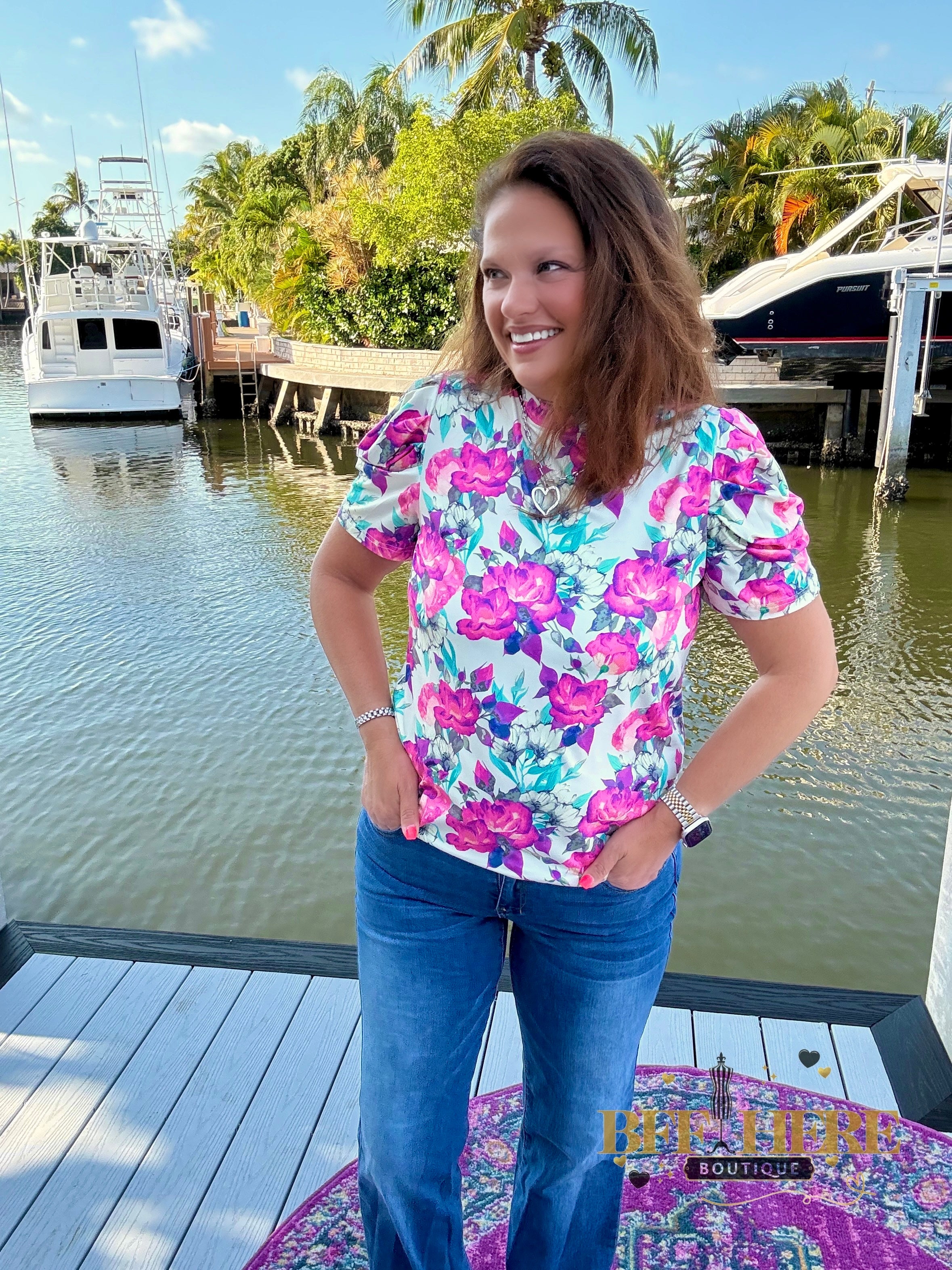 Life Is A Flower Top by Sterling Kreek - BFF Here