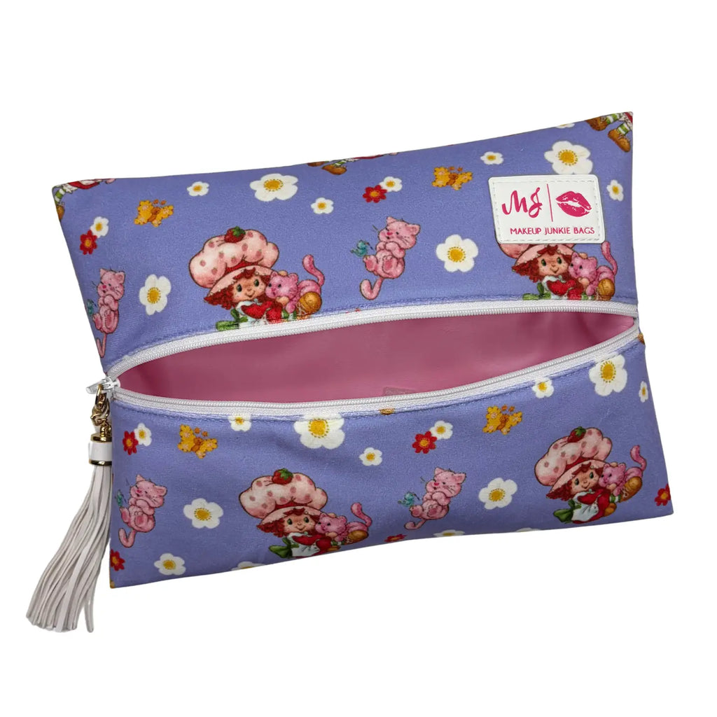 PREORDER: Strawberry Shortcake / Lilac by Makeup Junkie Bags (ETA: 4-6 weeks)