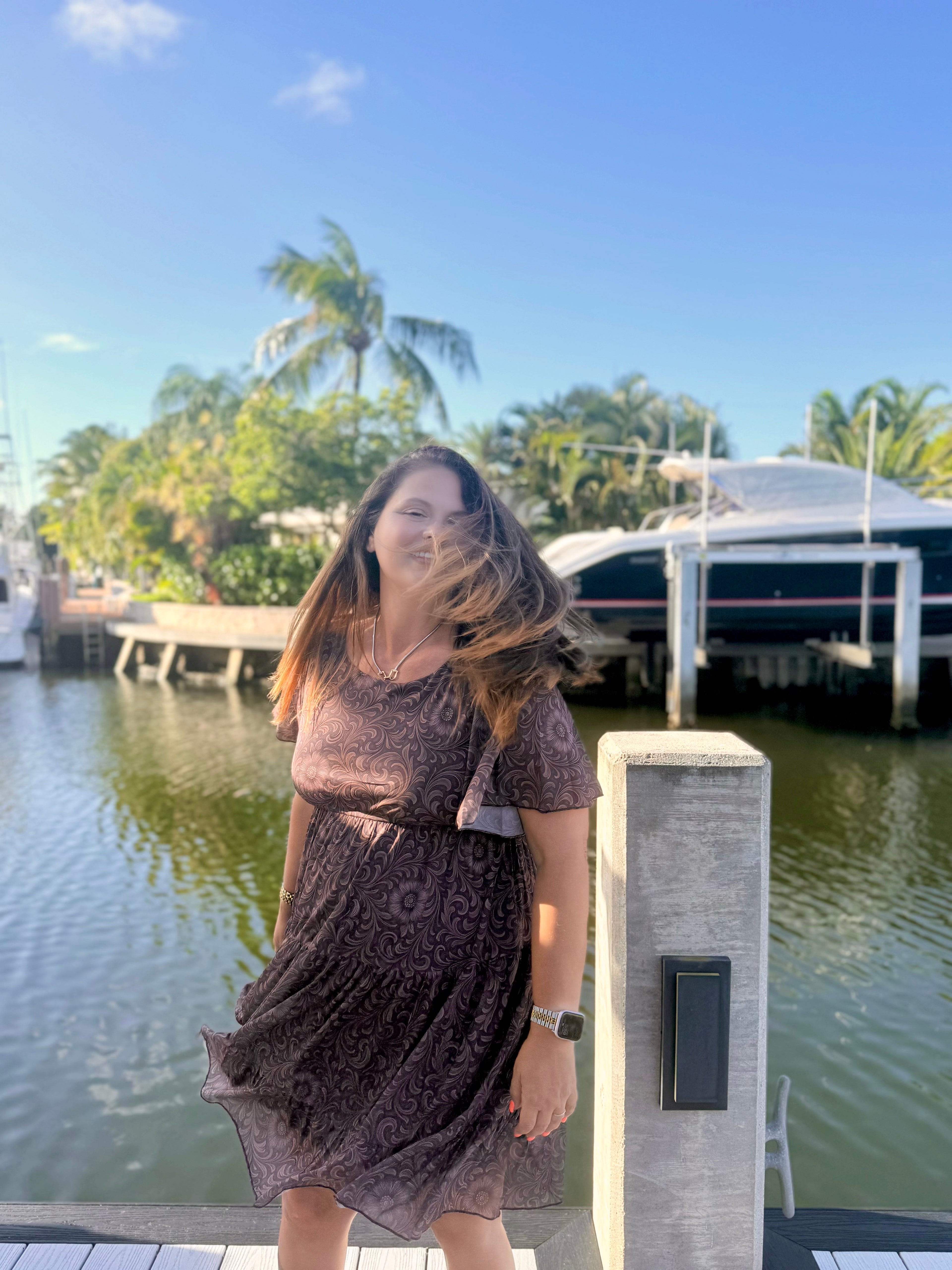 Bronzed Bloom Dress by Sterling Kreek - BFF Here
