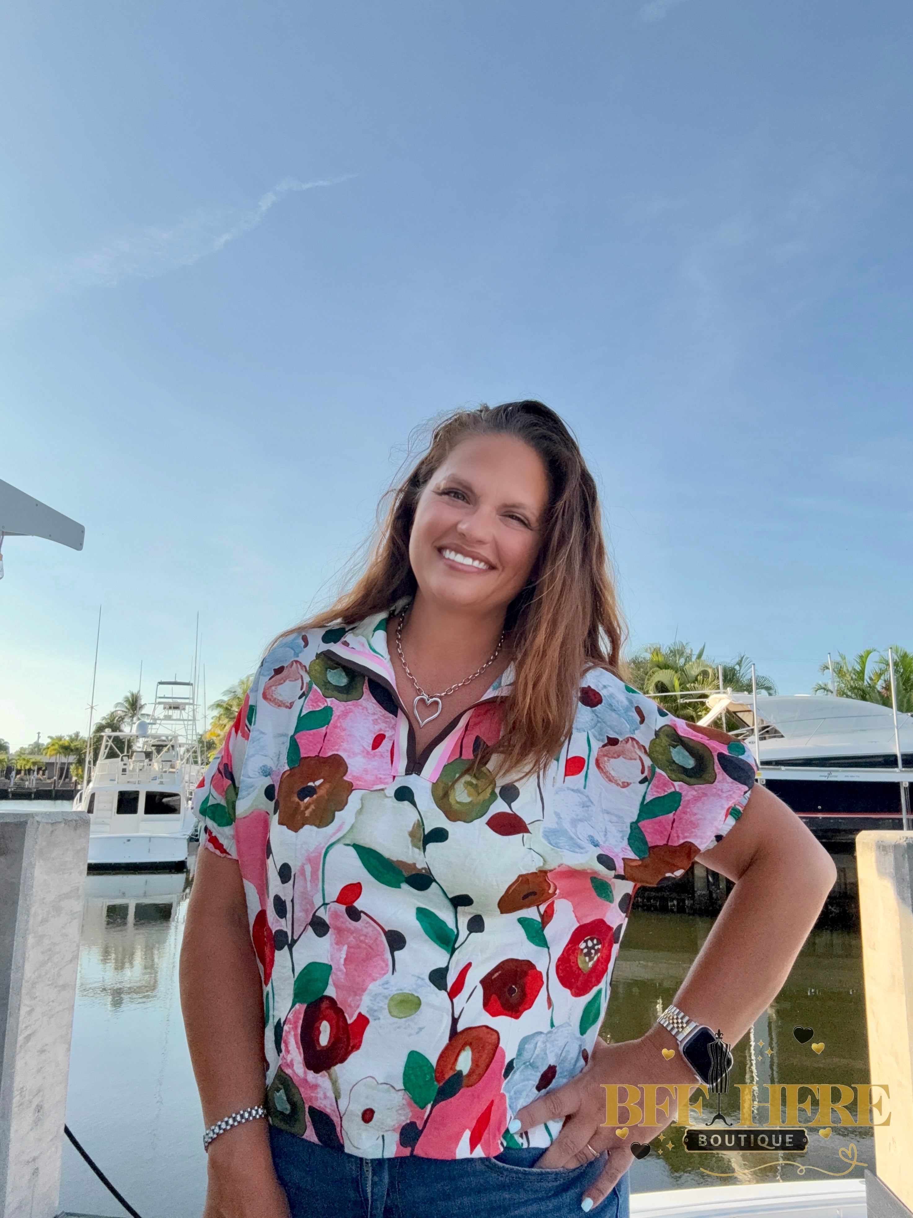 Sundown Petals Top - BFF Here