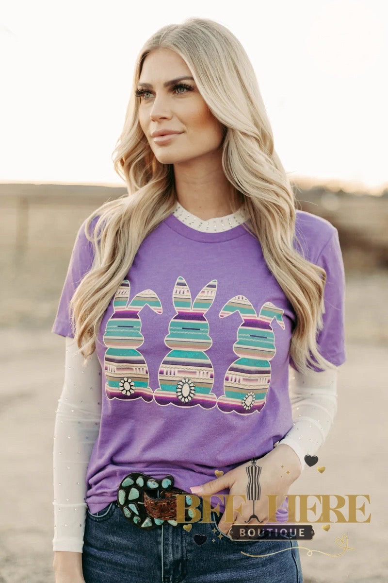 Serape Bunny Tee by Sterling Kreek - BFF Here
