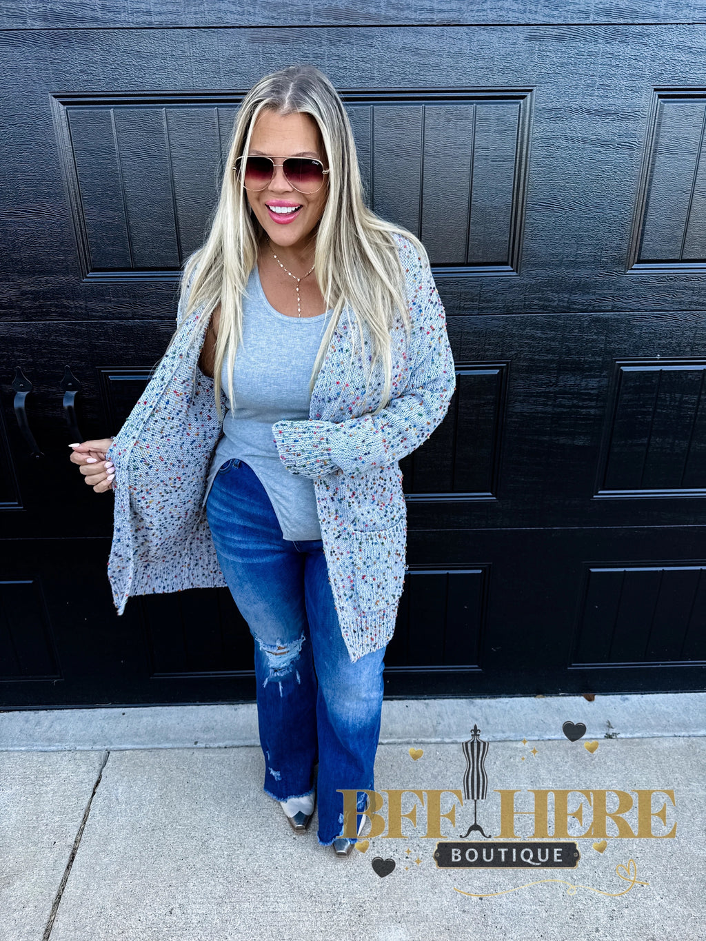 Spring Miley Dot Cardigan by Blakeley - BFF Here