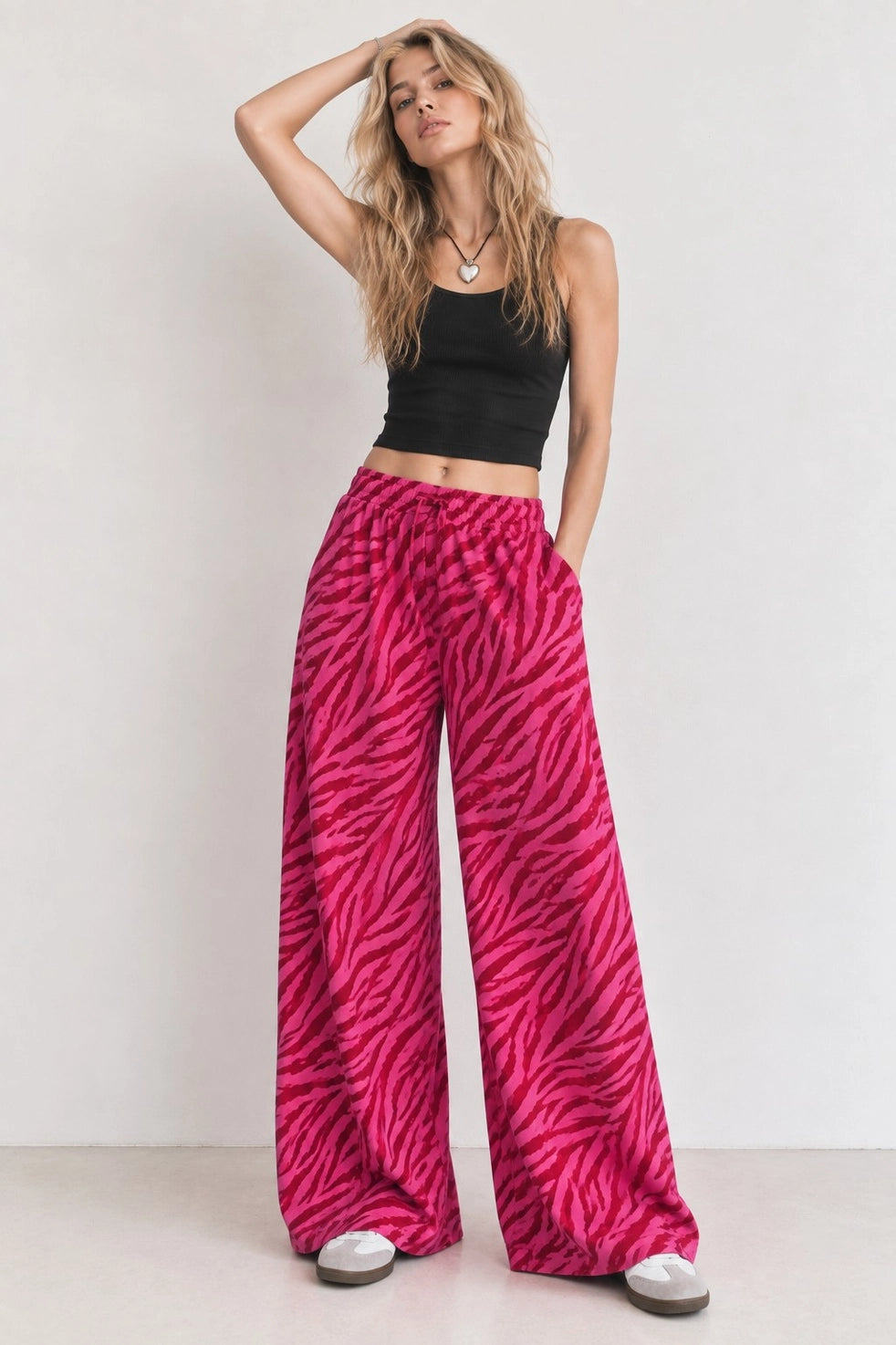 PREORDER: Zebra Print Wide Leg Pants by Jade by Jane (ETA: November)