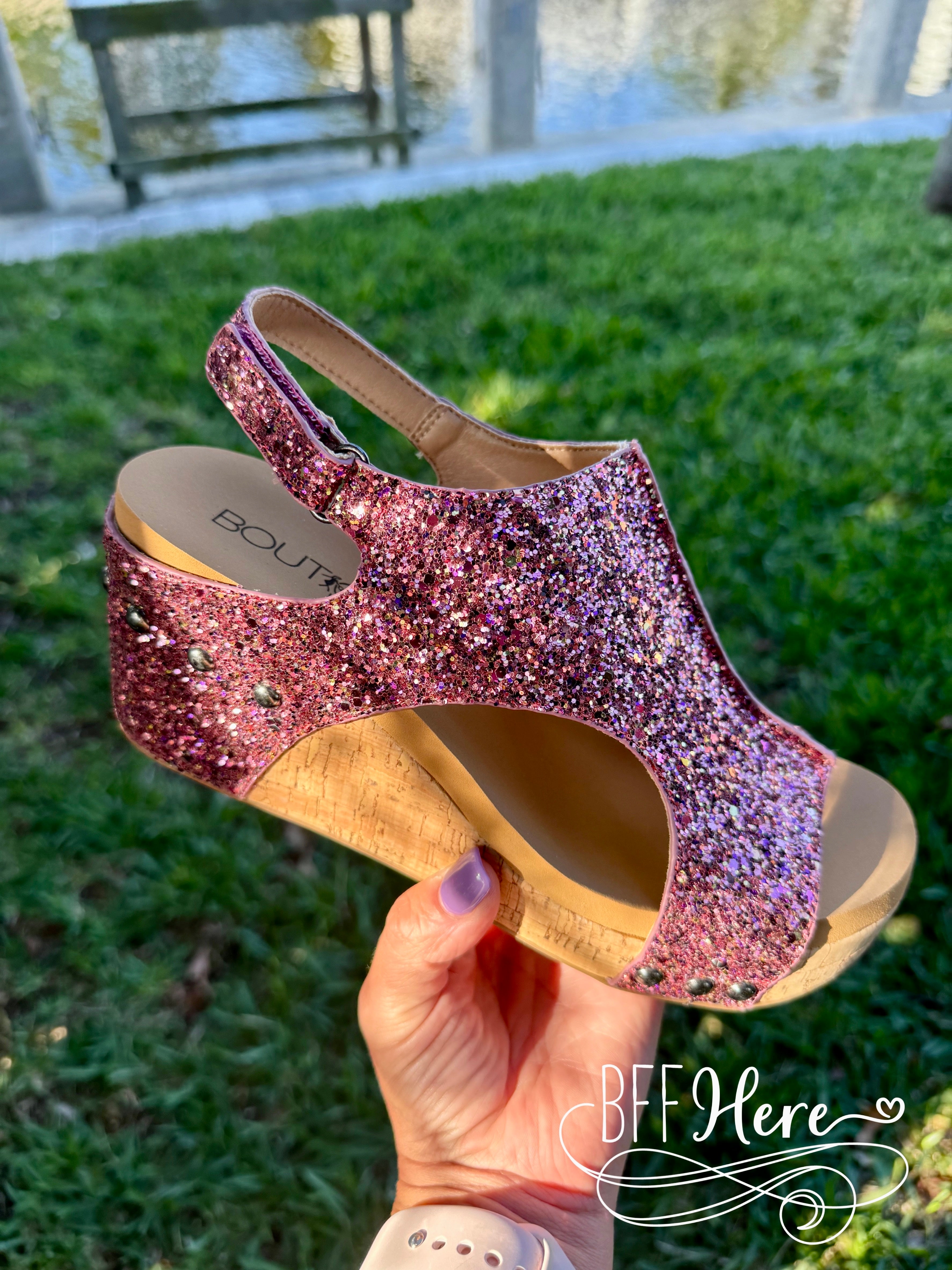 Carley - Mixed Berry Glitter by Corkys - BFF Here