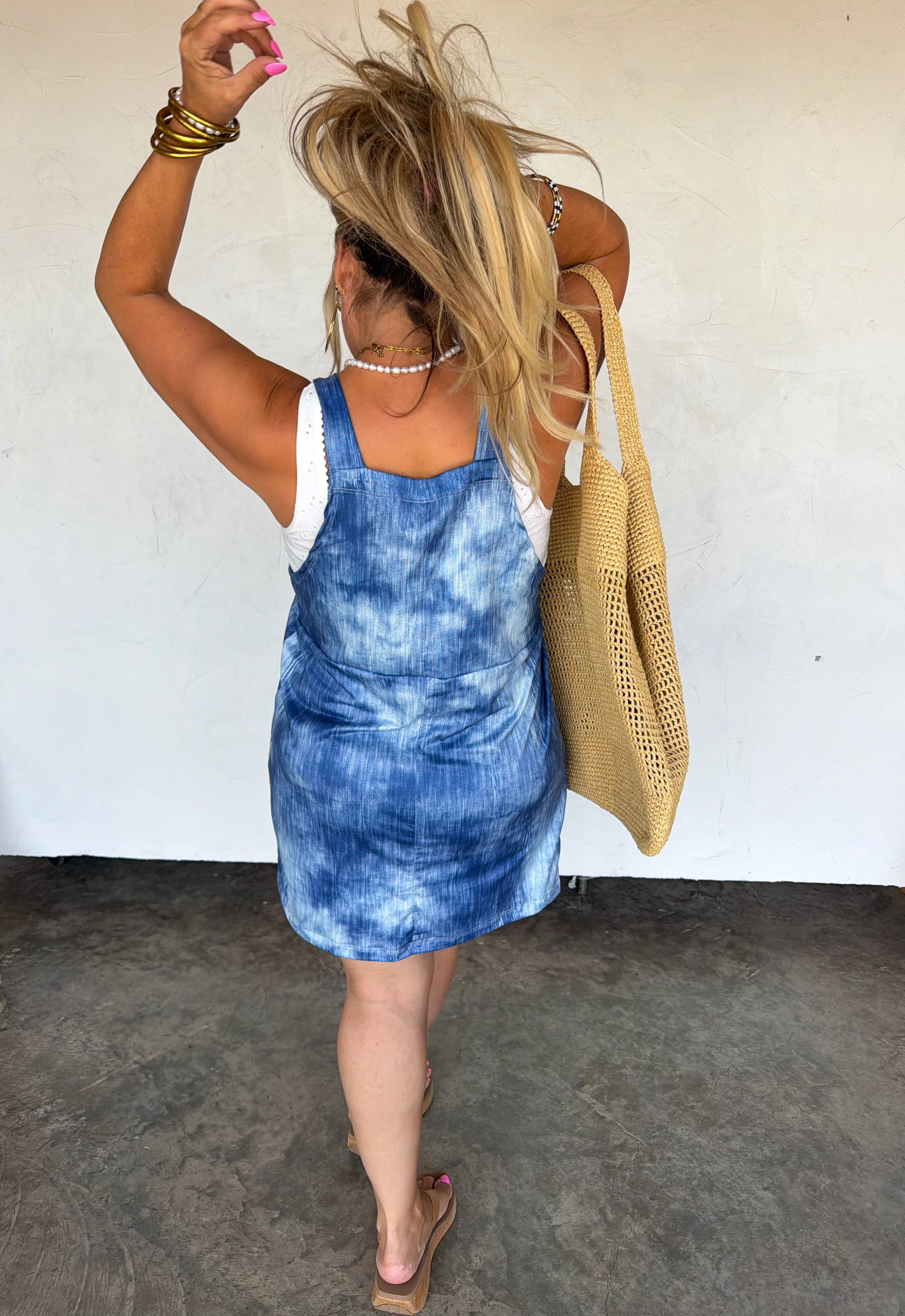 PREORDER: Mock Denim Overall Skirt by Blakeley (ETA: Late July / Early July) - BFF Here
