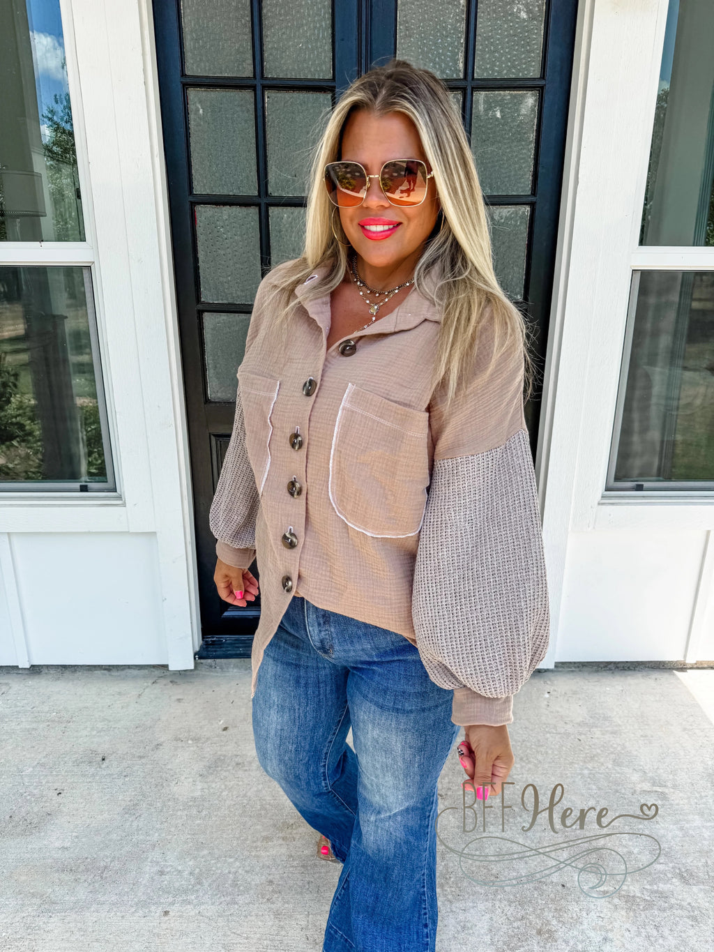 PREORDER: In The Moment Knit Sleeve Top by Blakeley (Ships Beginning of October) - BFF Here