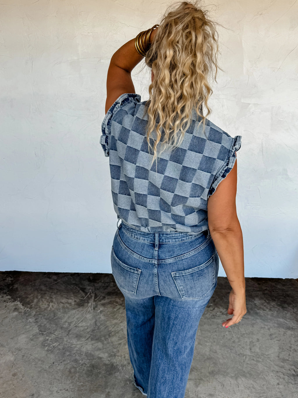Lainey Denim Vest by Blakeley - BFF Here