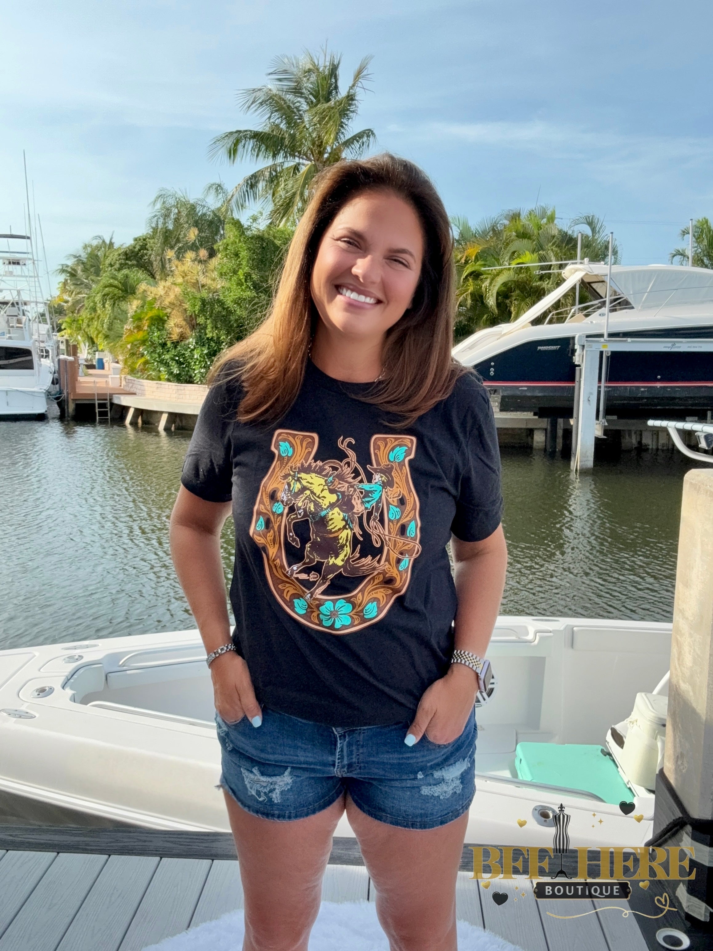 SK Denim Shorts by Sterling Kreek - BFF Here