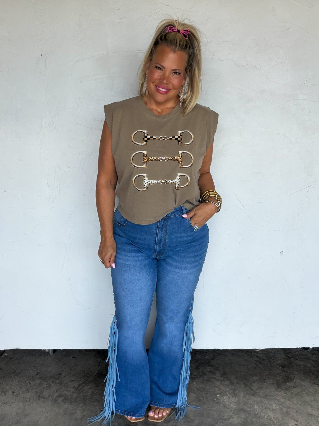 PREORDER: On The Fringe Flare Jeans by Blakeley (ETA December)