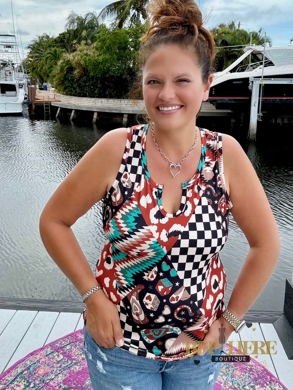 Life Is A Gamble Tank Top by Sterling Kreek - BFF Here