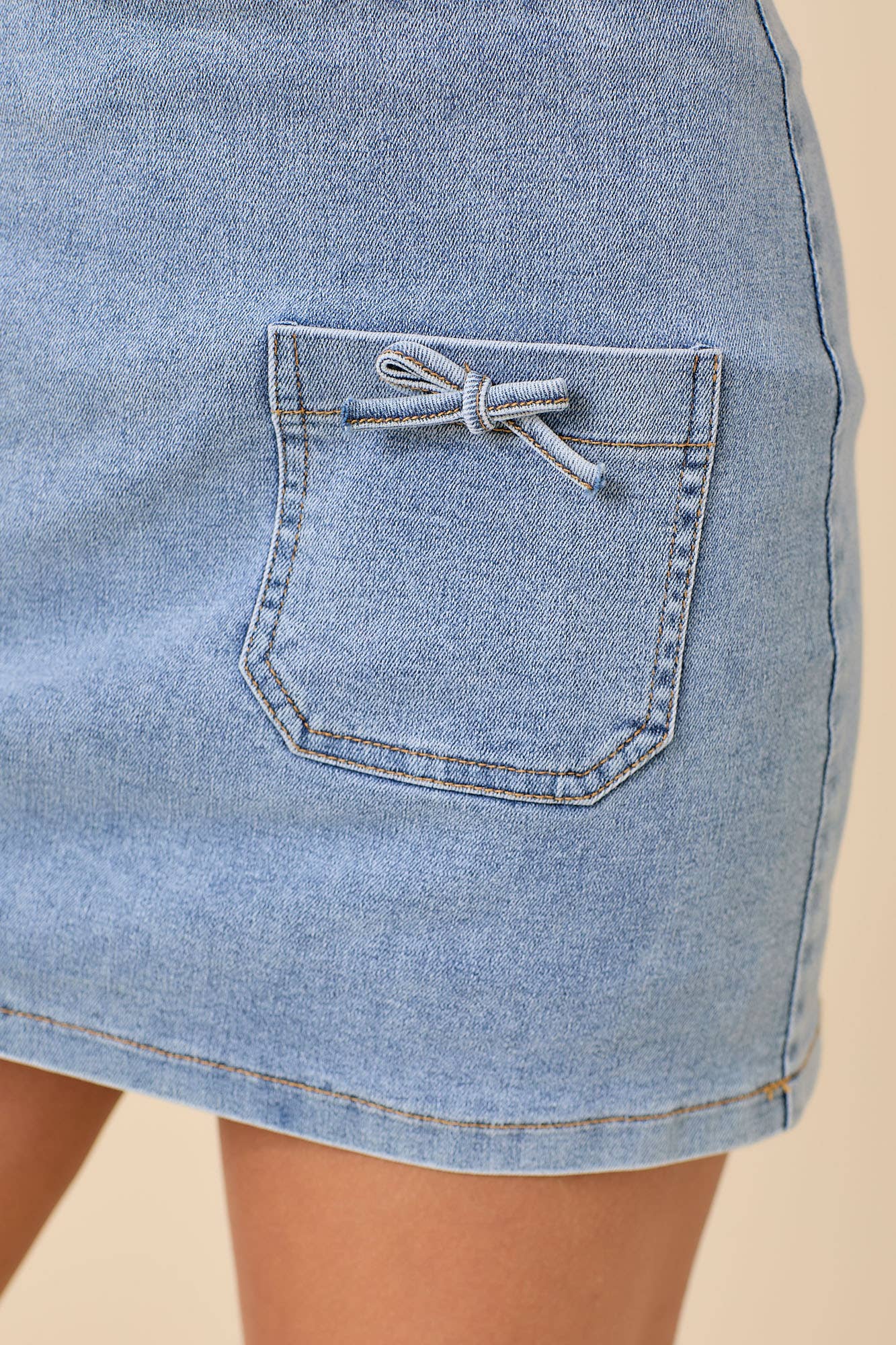 Denim Charm Skort - BFF Here