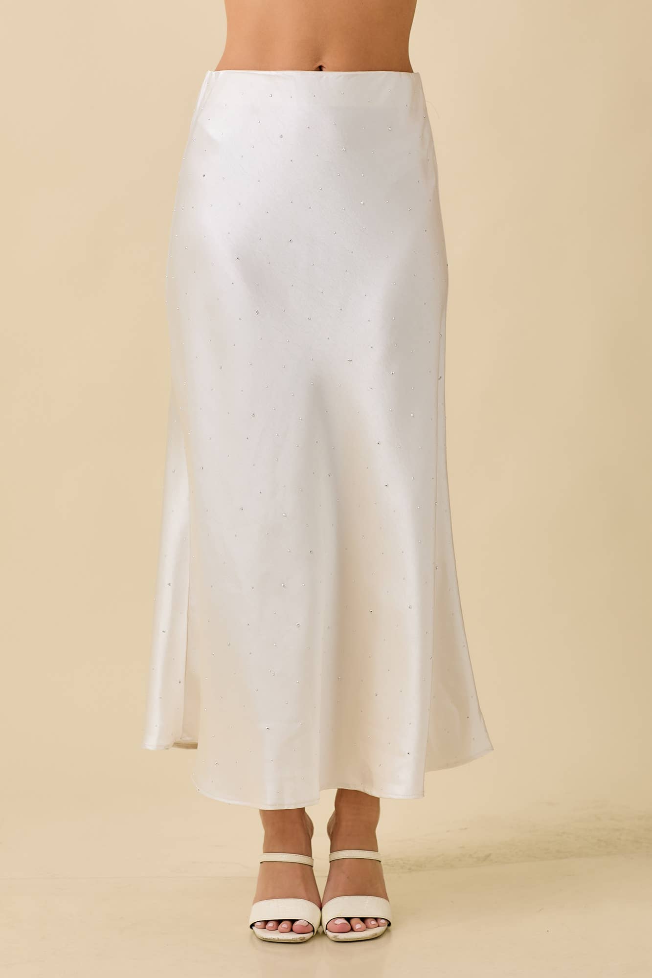Sparkle Season Satin Maxi Skirt by Main Strip - BFF Here