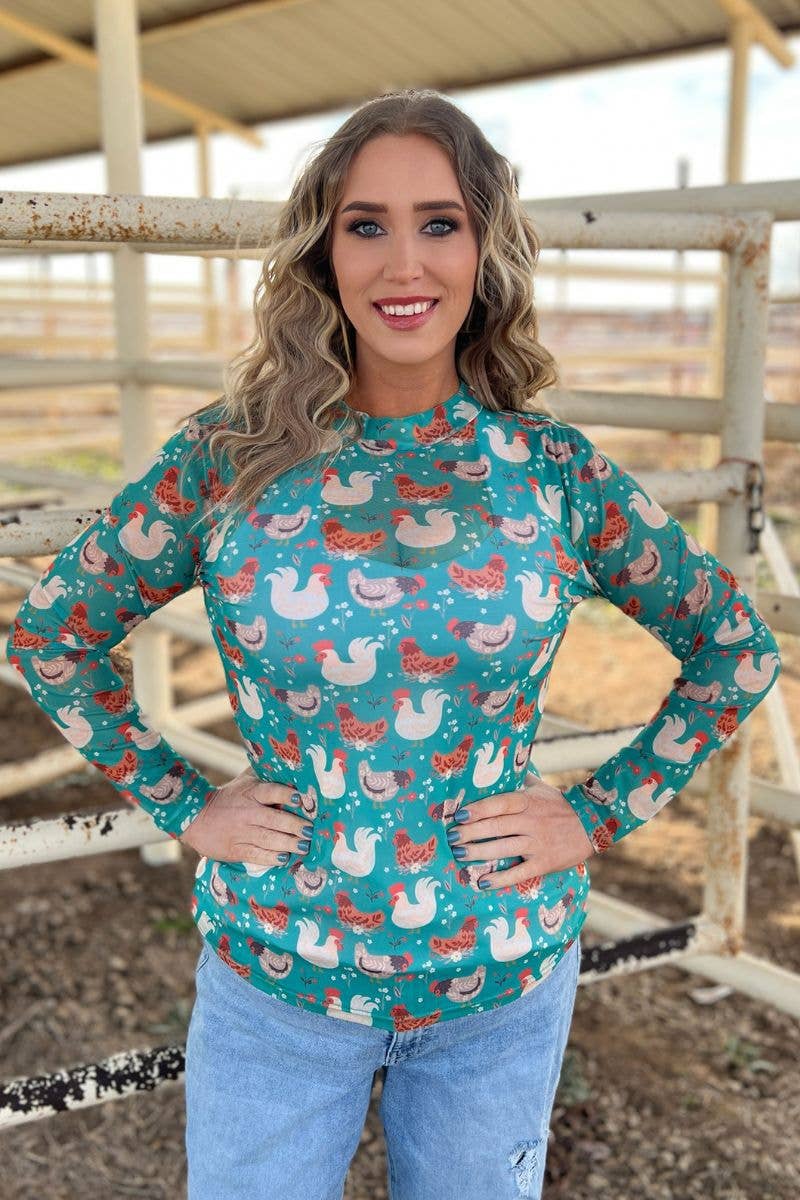 Fly The Coop Mesh Top by Sterling Kreek - BFF Here