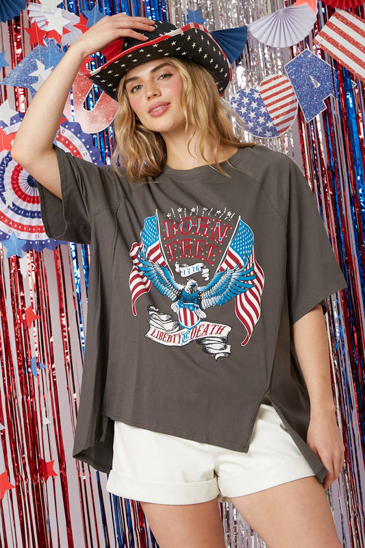 Patriotic Pride: 'Born Free' Tee - BFF Here