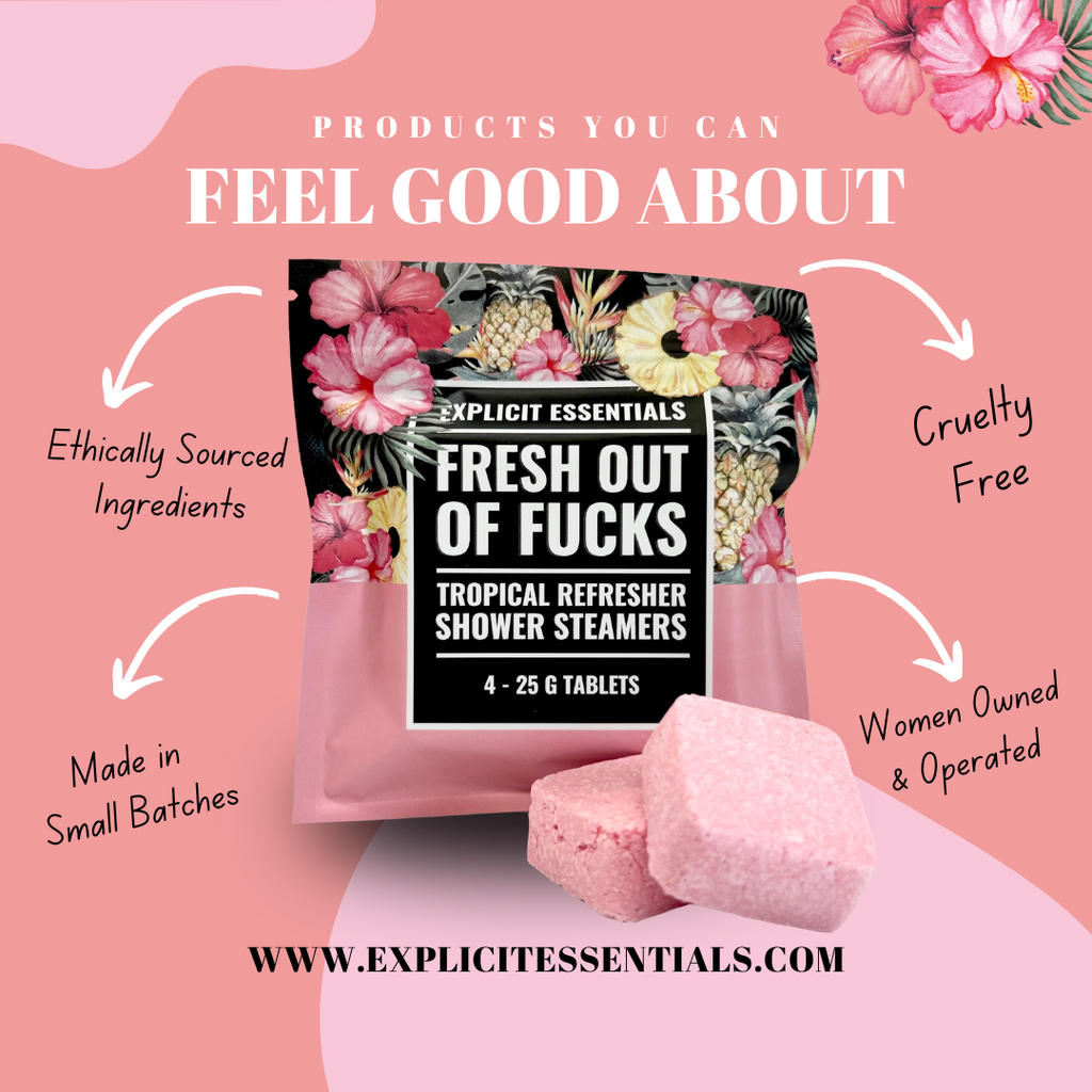 Shower Steamers by Explicit Essentials (Choice of Scent) - BFF Here