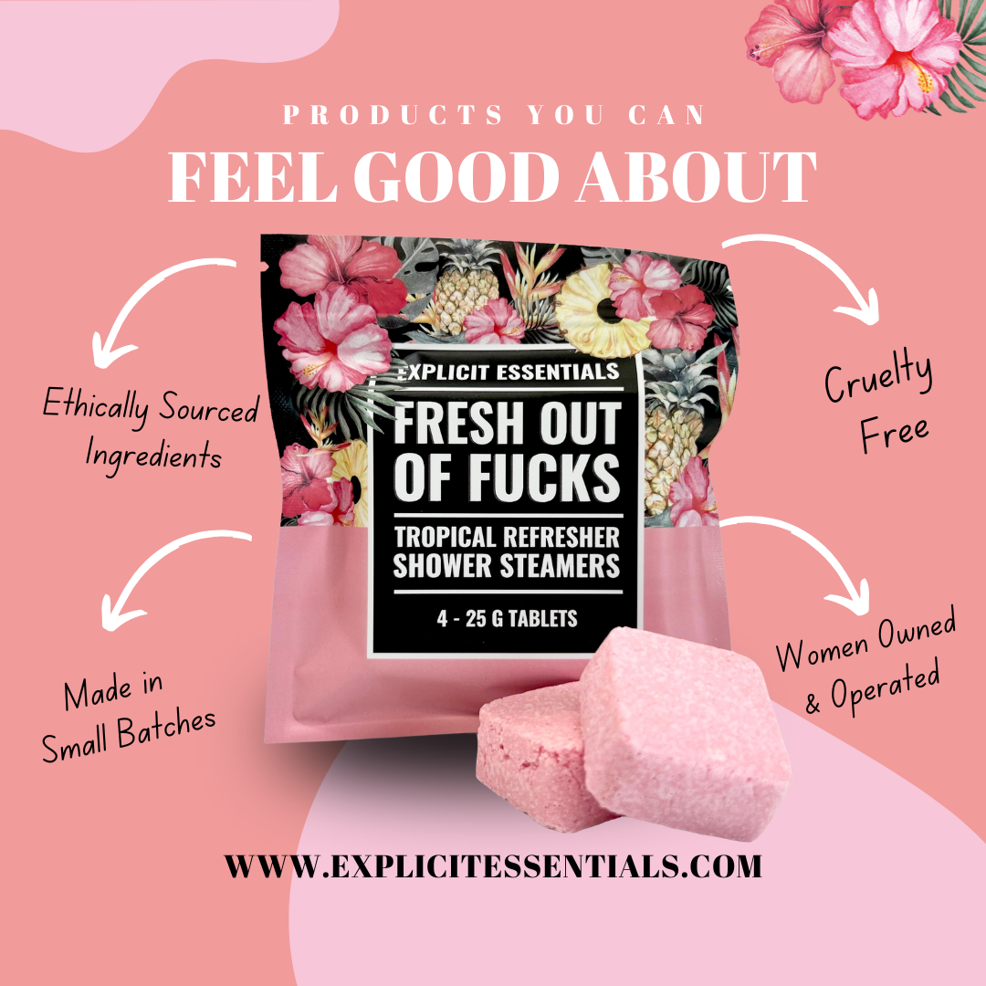 Shower Steamers by Explicit Essentials (Choice of Scent) - BFF Here