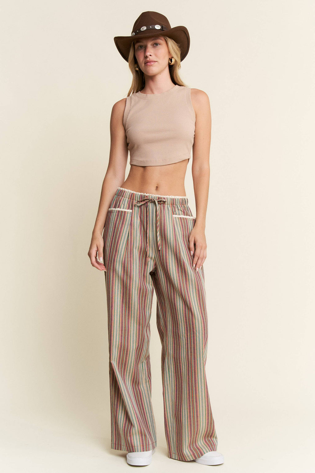 PREORDER: Eclectic Stripe Linen Pants by Jade by Jane (ETA: Beginning of October) - BFF Here