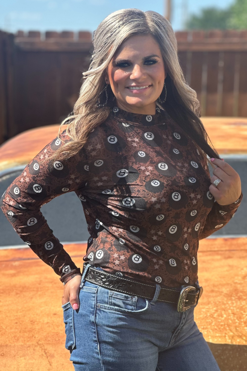 Lucky Shot Mesh Top by Sterling Kreek - BFF Here