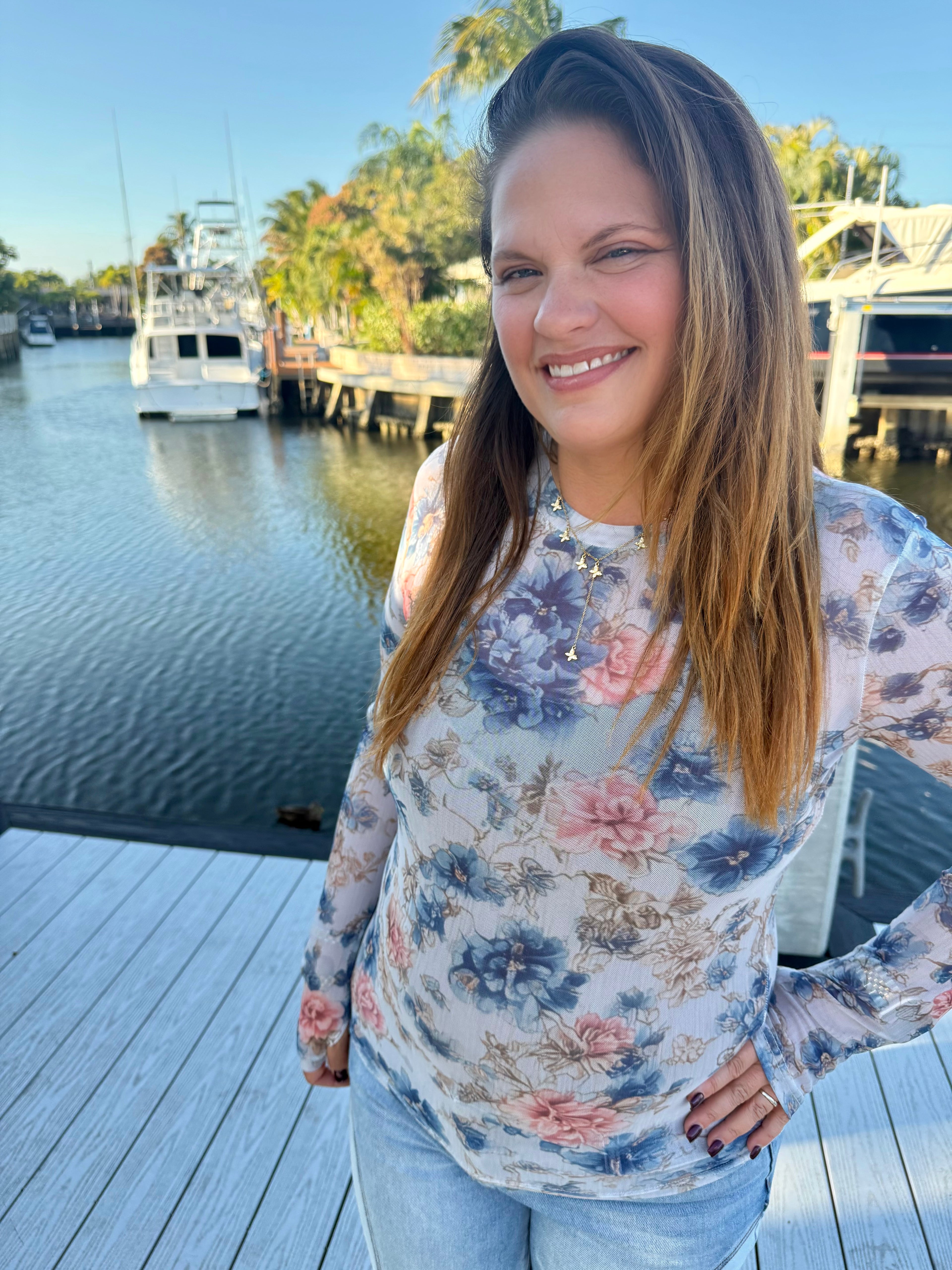 Spring Dress It Up Mesh Top by Blakeley - BFF Here