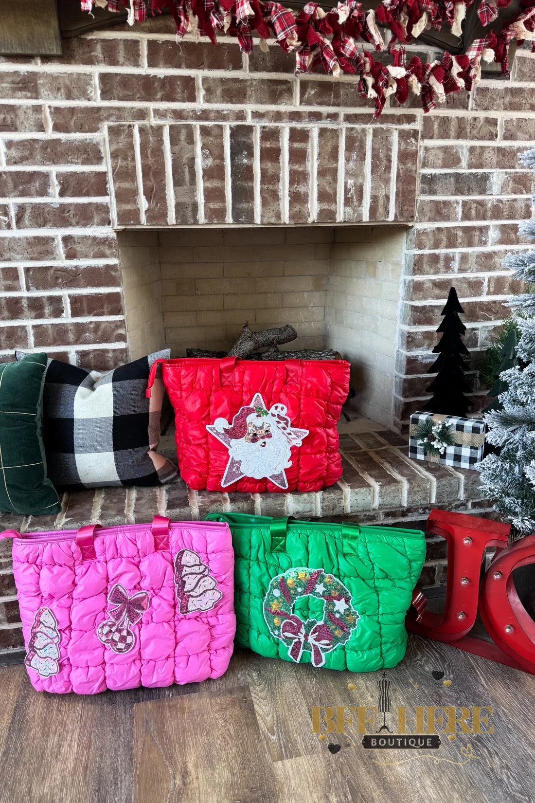 PREORDER: Christmas Puffer Bags by Blakeley (Ships End of November )