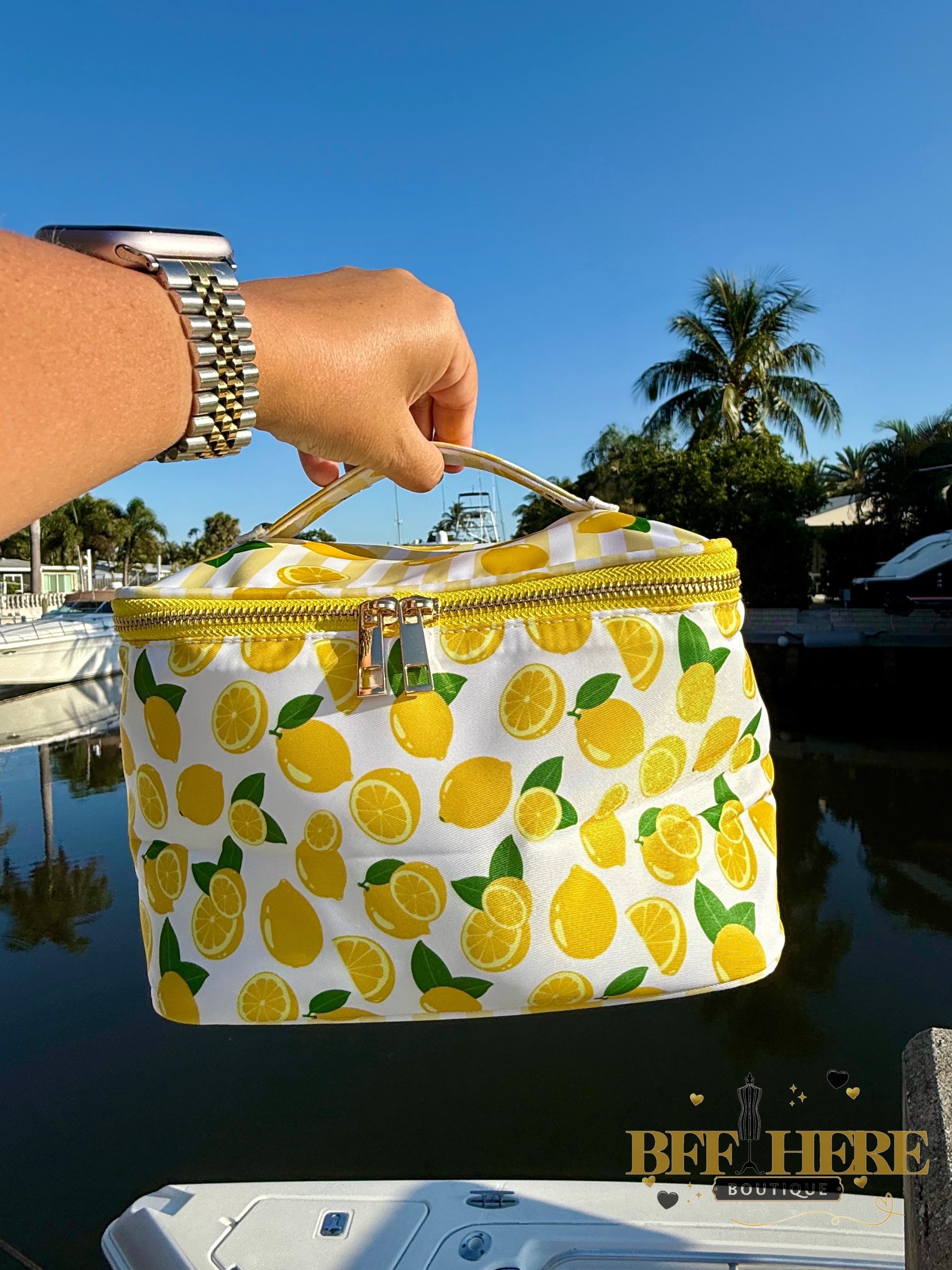Lemon Drop Travel Bag by Jess Lea - BFF Here