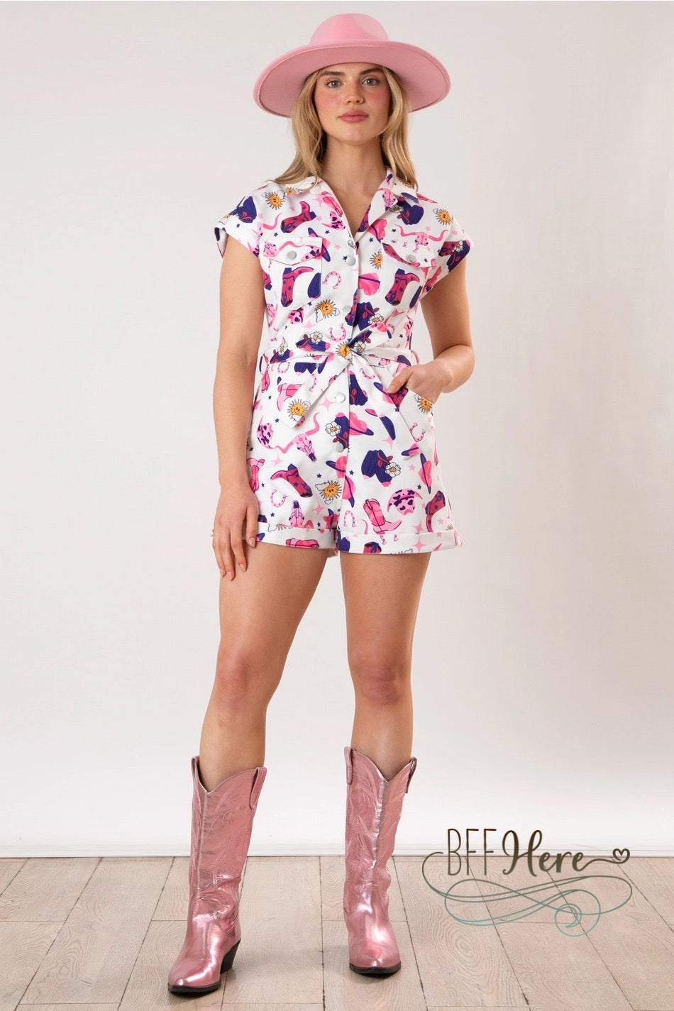 Rodeo Dreams Western Romper - BFF Here