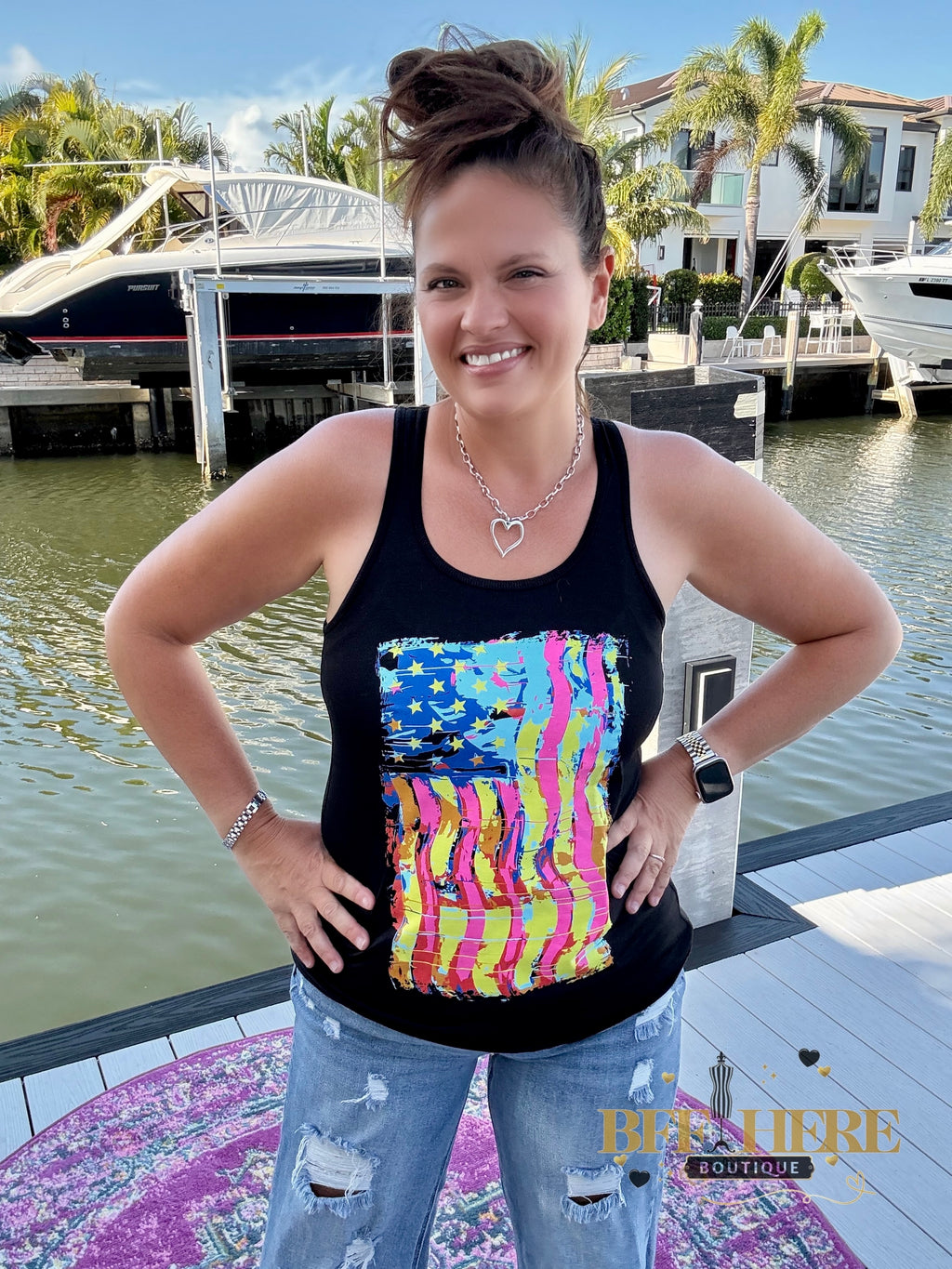 Party In The USA Tank by Sterling Kreek - BFF Here