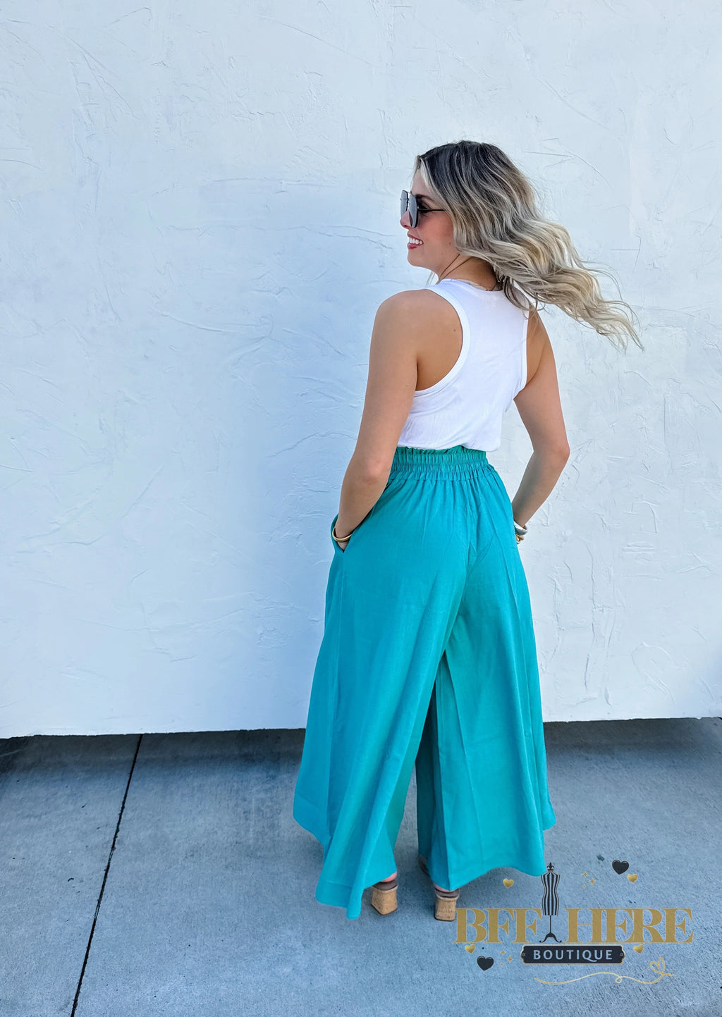 Johanna Linen Pants / Choice of Color by Blakeley - BFF Here