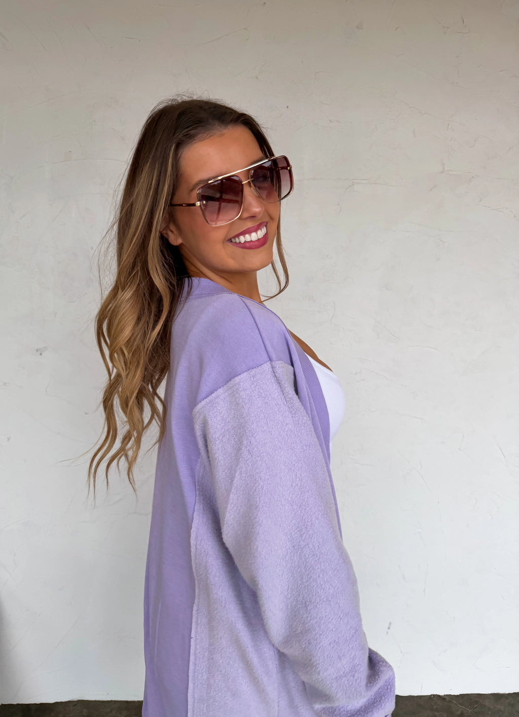 PREORDER: Desi Sweatshirt Cardigan by Blakeley (ETA Late February/ Early March) - BFF Here