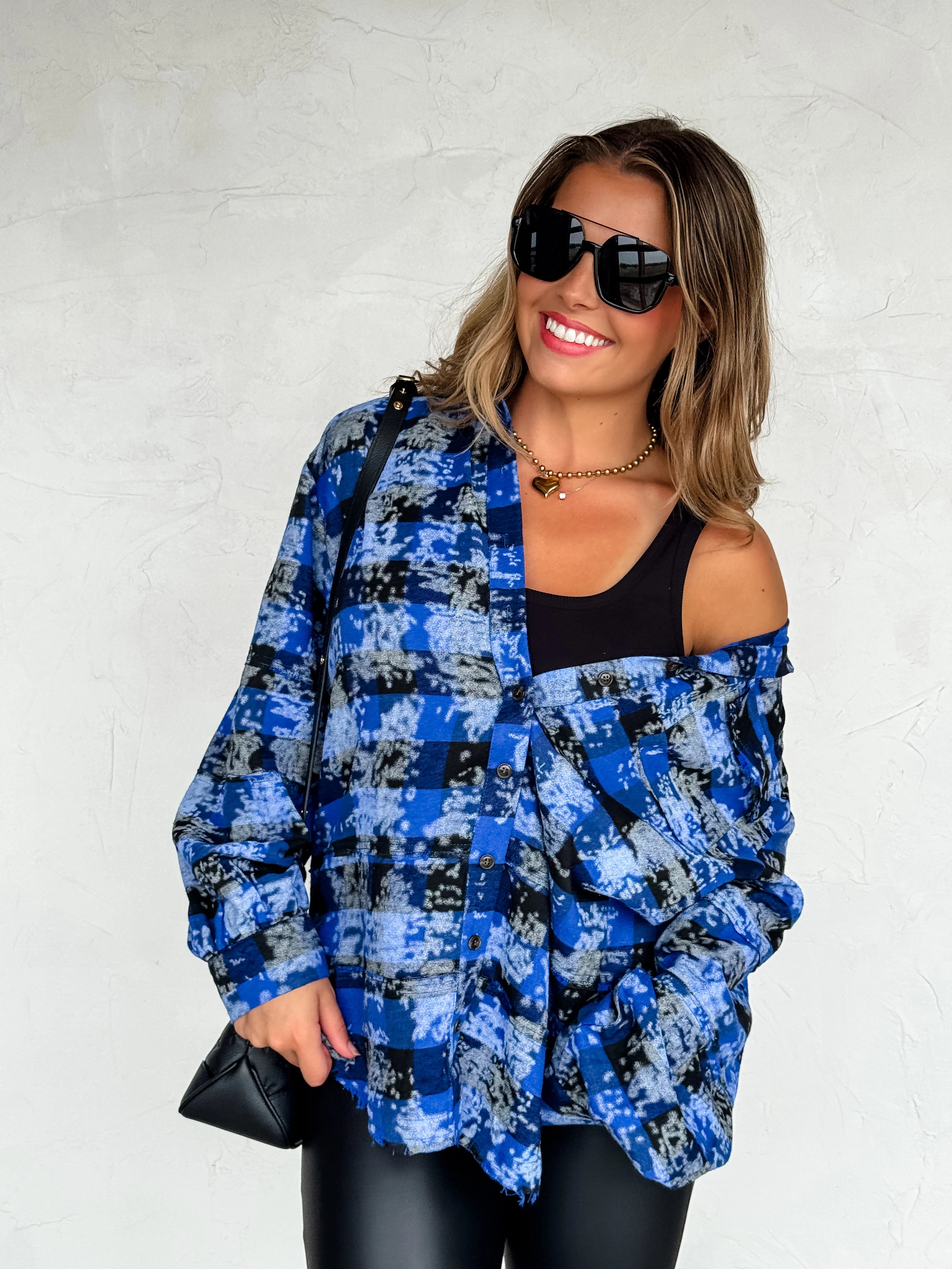 PREORDER: Juniper Bleached Plaid Top by Blakeley (ETA: Mid November ) - BFF Here