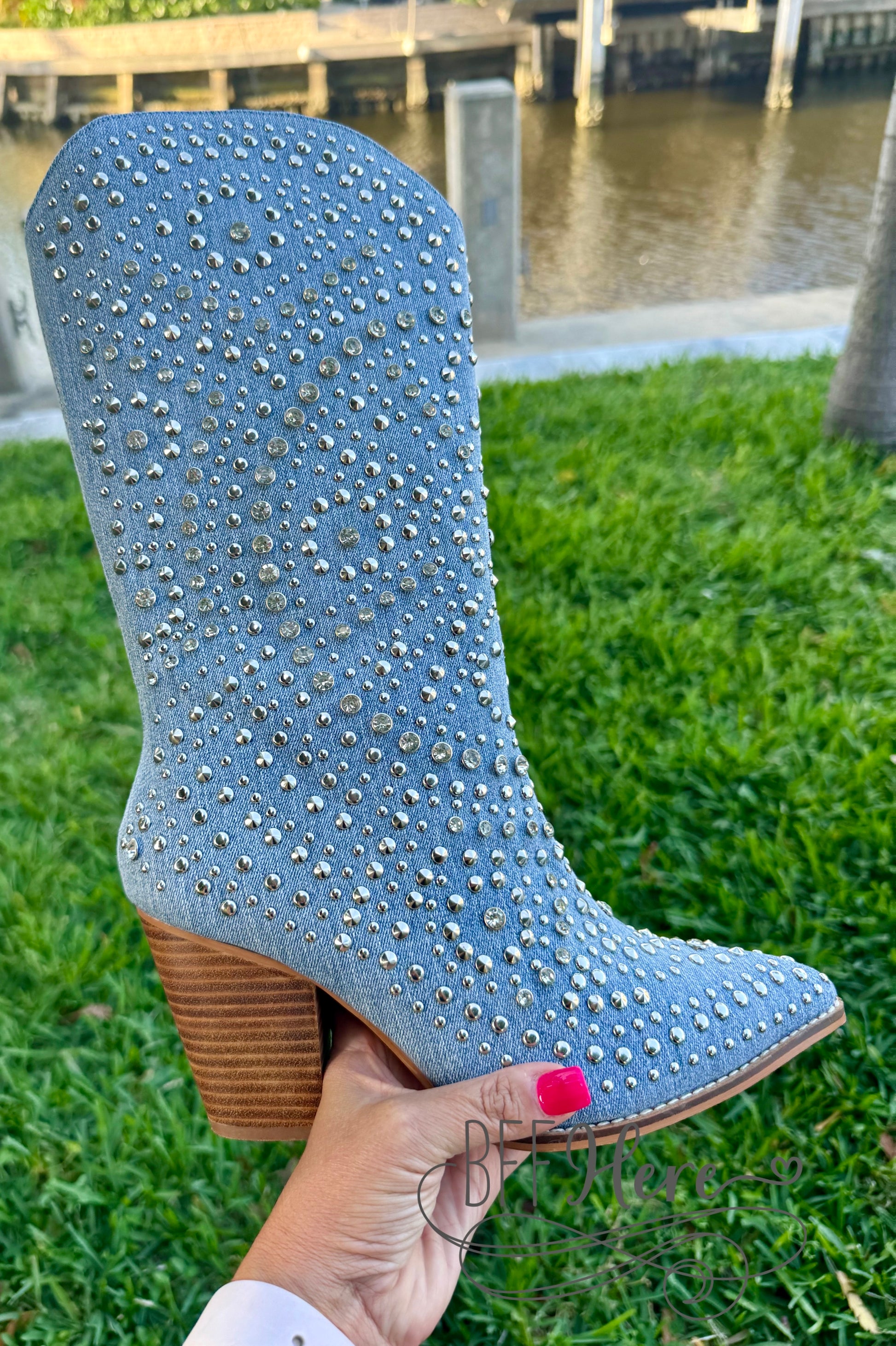 Boot Scootin - Denim by Corkys - BFF Here