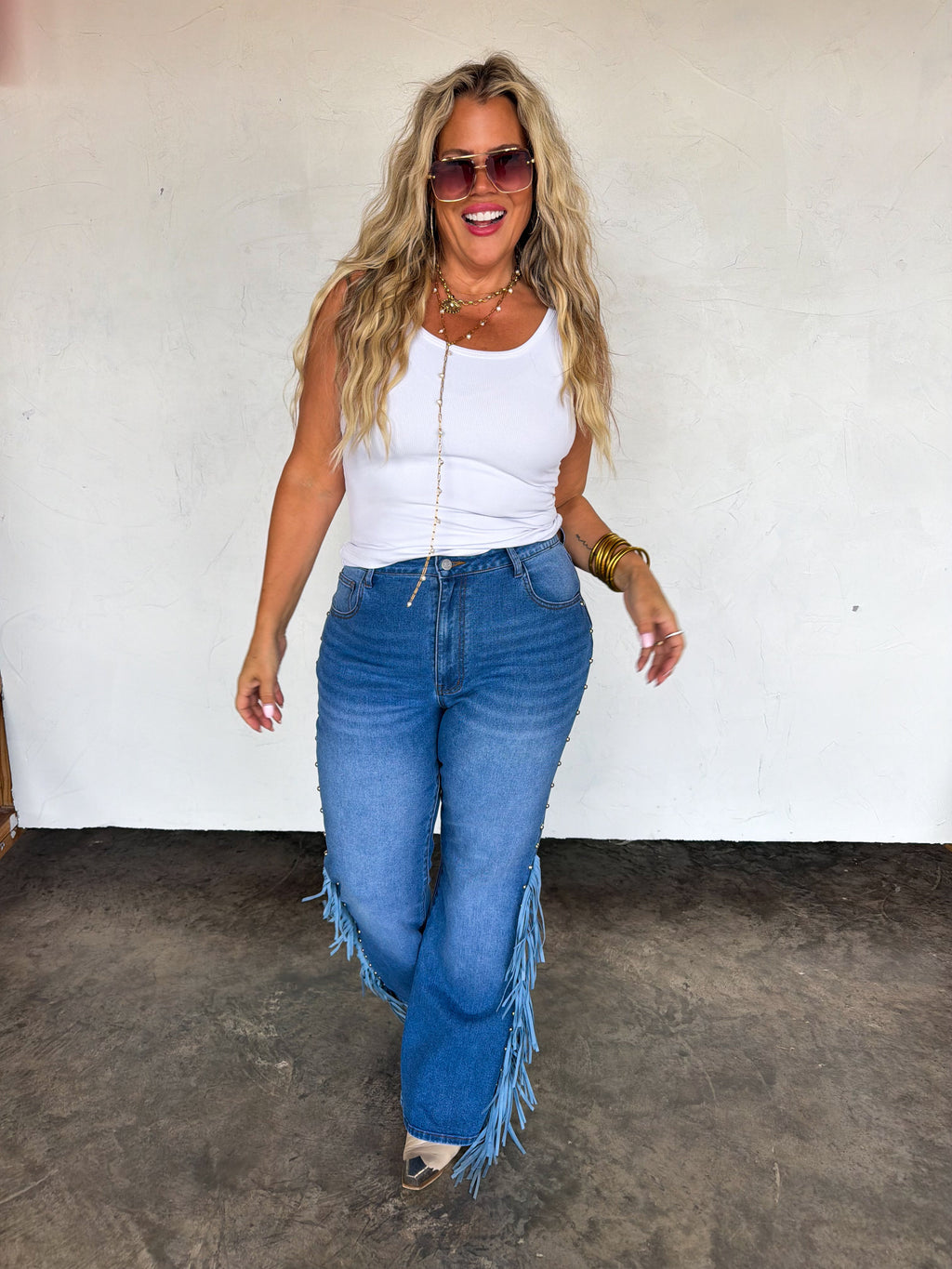 PREORDER: On The Fringe Flare Jeans by Blakeley (ETA December)
