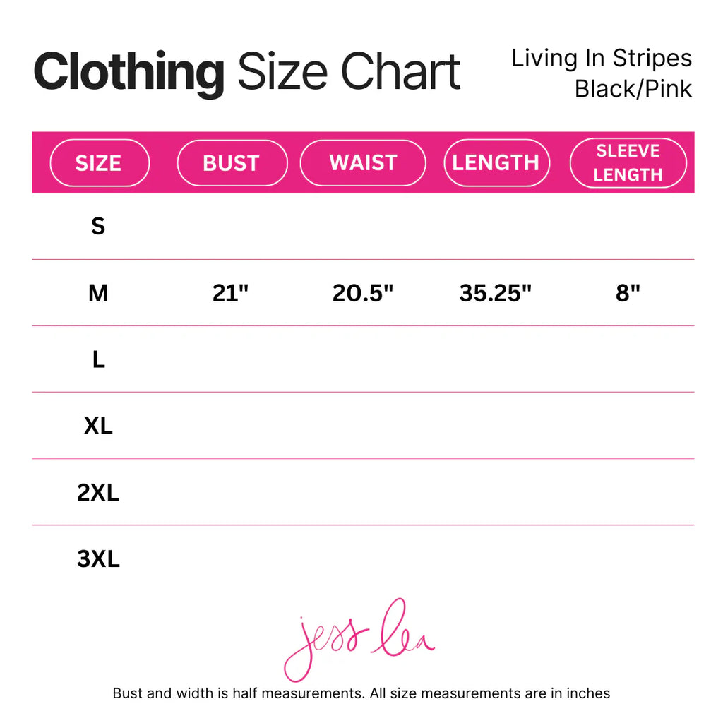 Living In Stripes Dress by Jess Lea (Choice of Color) - BFF Here