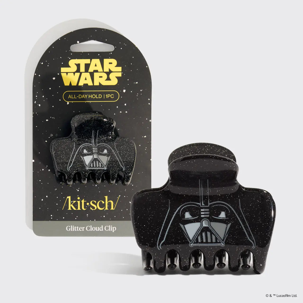 Star Wars™ & Kitsch Glitter Cloud Clip in Darth Vader (Ships Mid December)