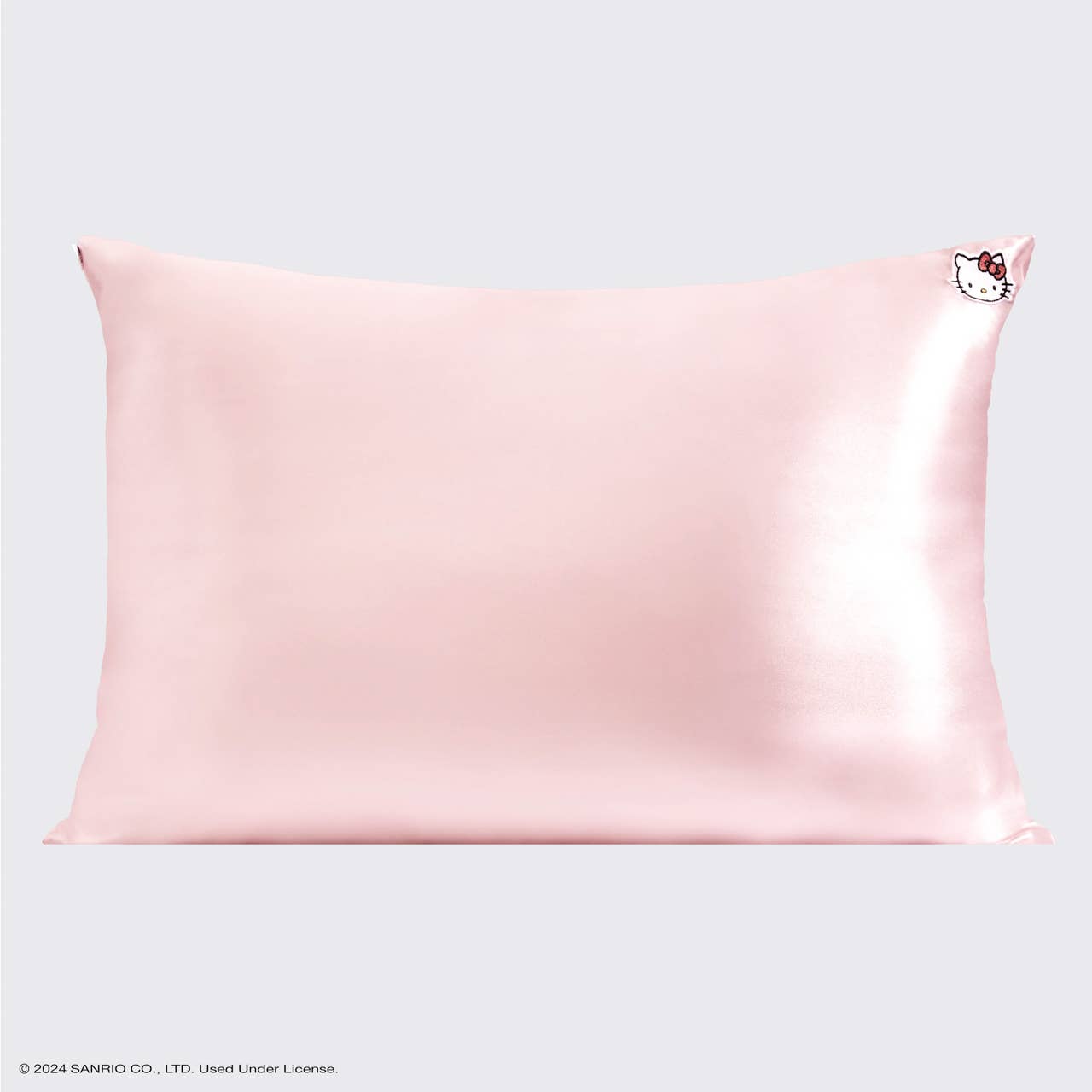 Hello Kitty x Kitsch Pillowcase Standard - Solid Pink Kitty Face - BFF Here