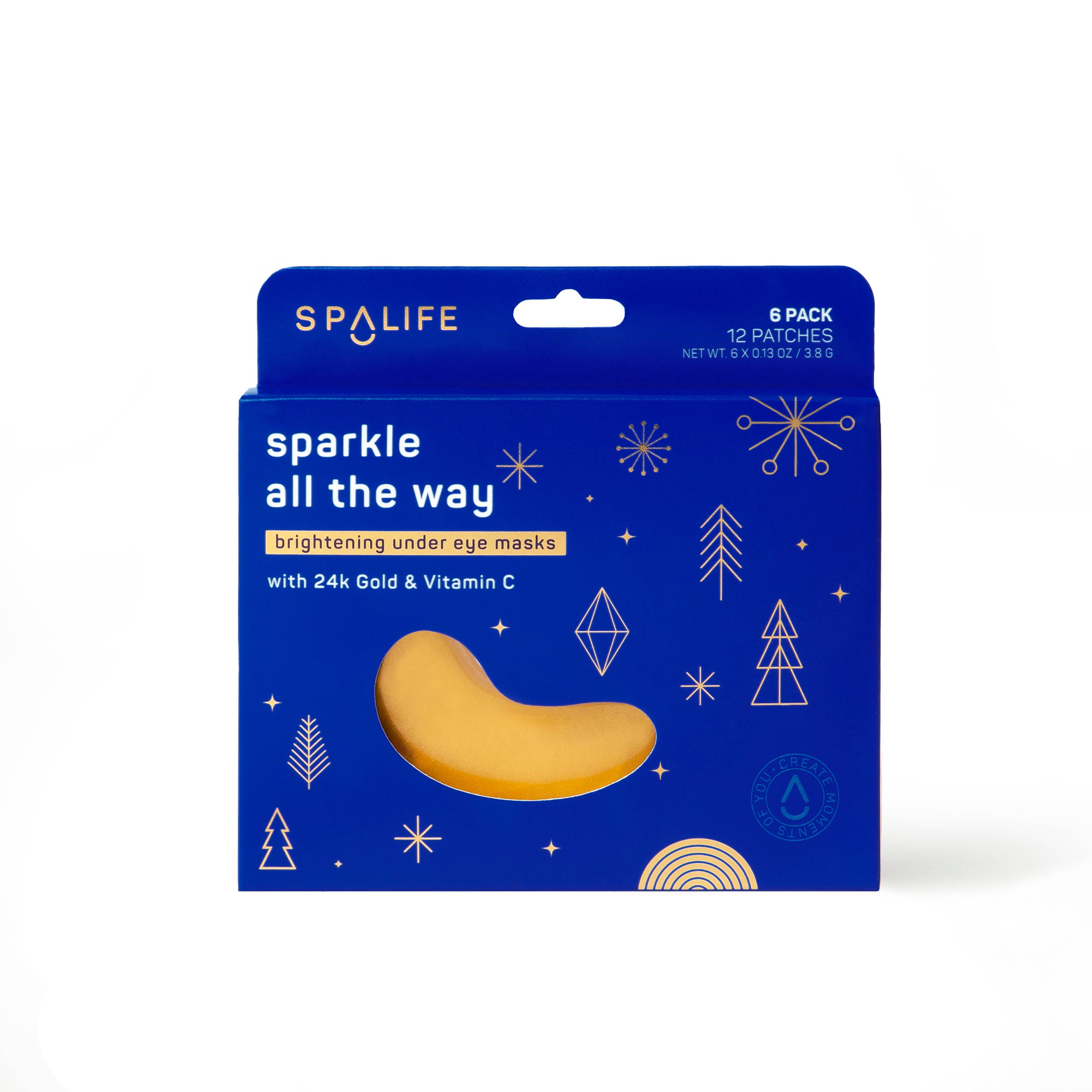 Sparkle All The Way Brightening Undereye Masks - 6 Pairs - BFF Here